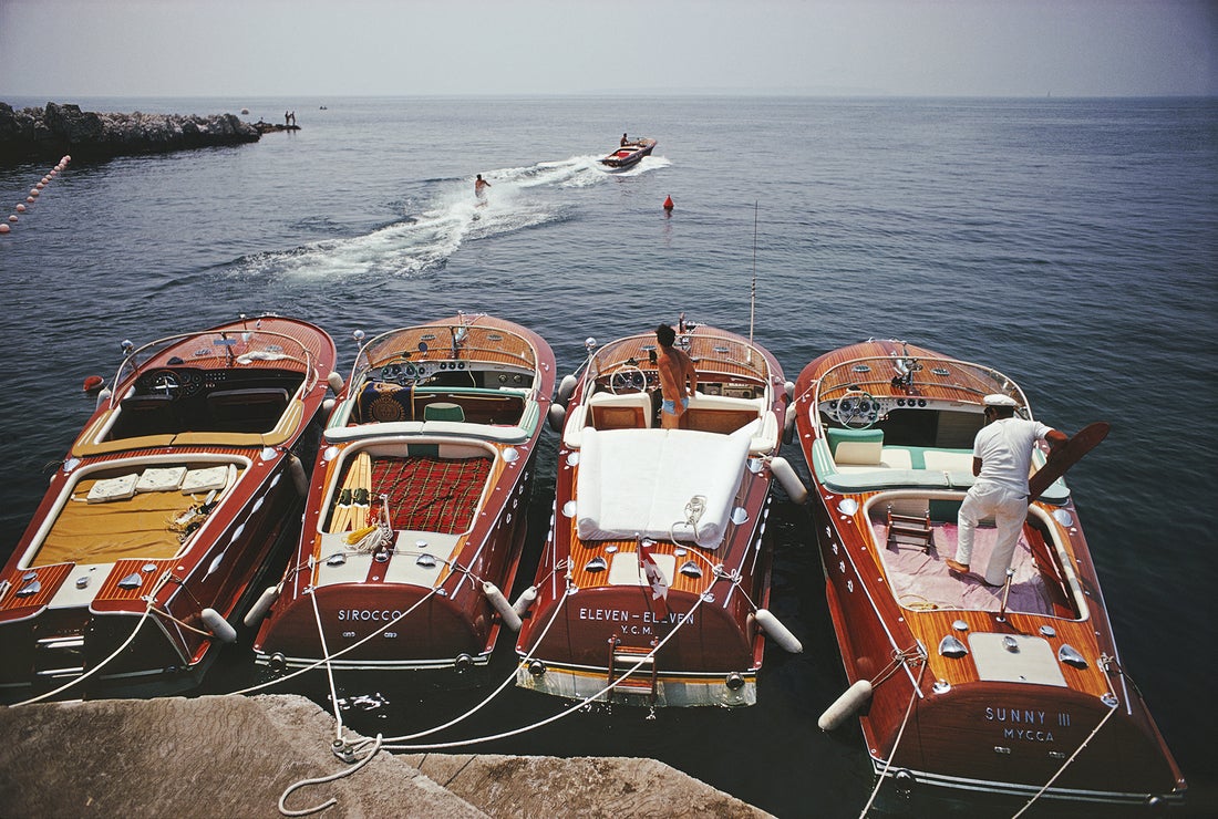 Hotel Du Cap-Eden-Roc (Water Skiing), 1969 by Slim Aarons