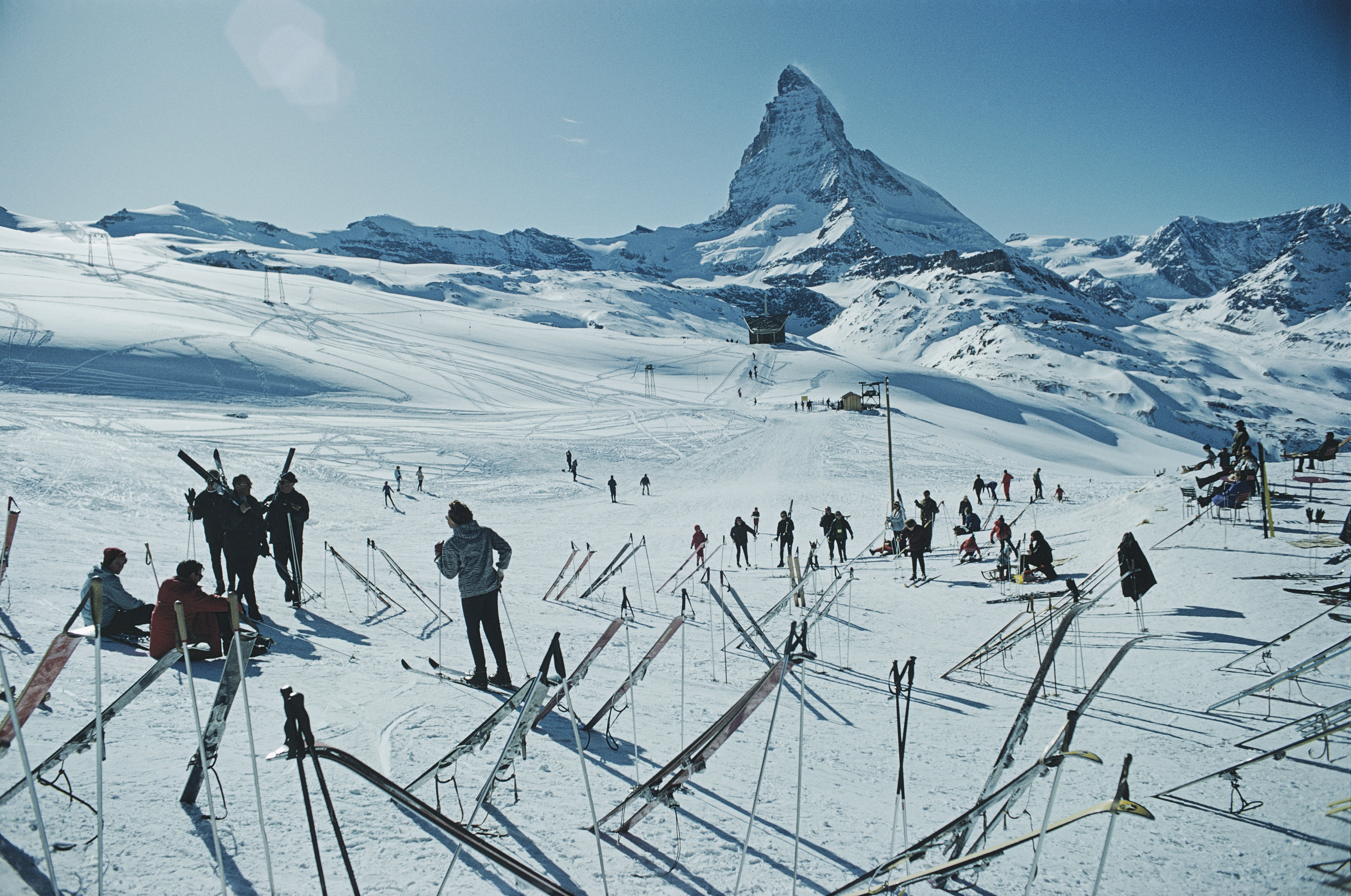 Zermatt Skiing (Switzerland), 1968 by Slim Aarons