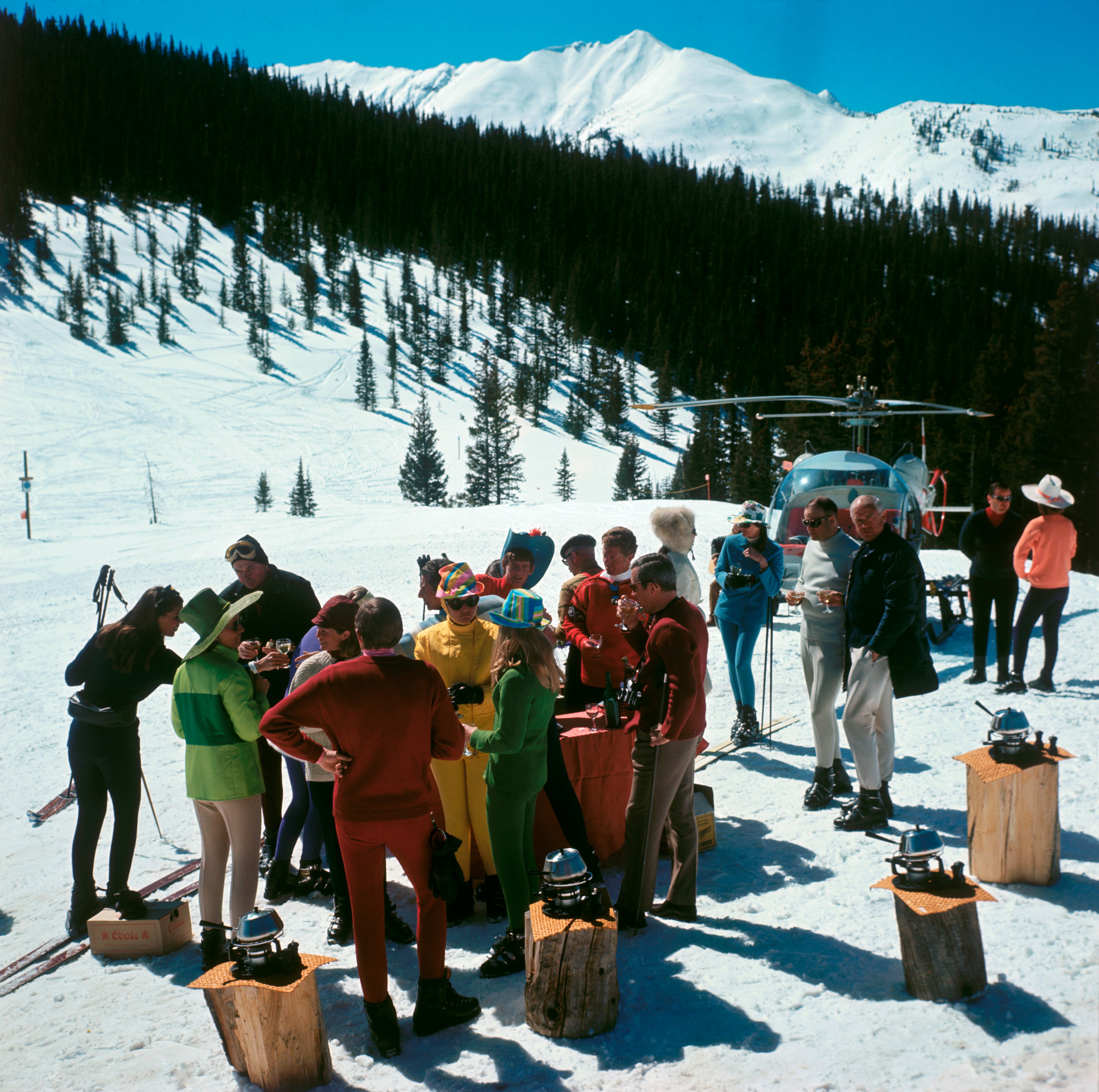 Snowmass Picnic (Aspen), 1967 by Slim Aarons