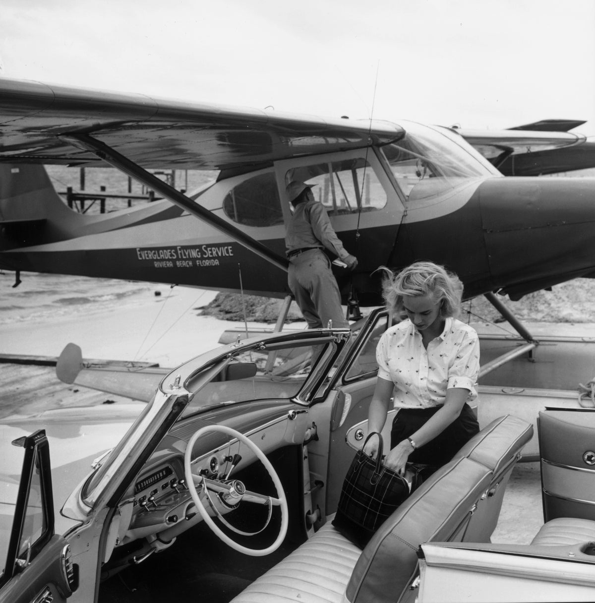 Private Transport, 1954 by Slim Aarons