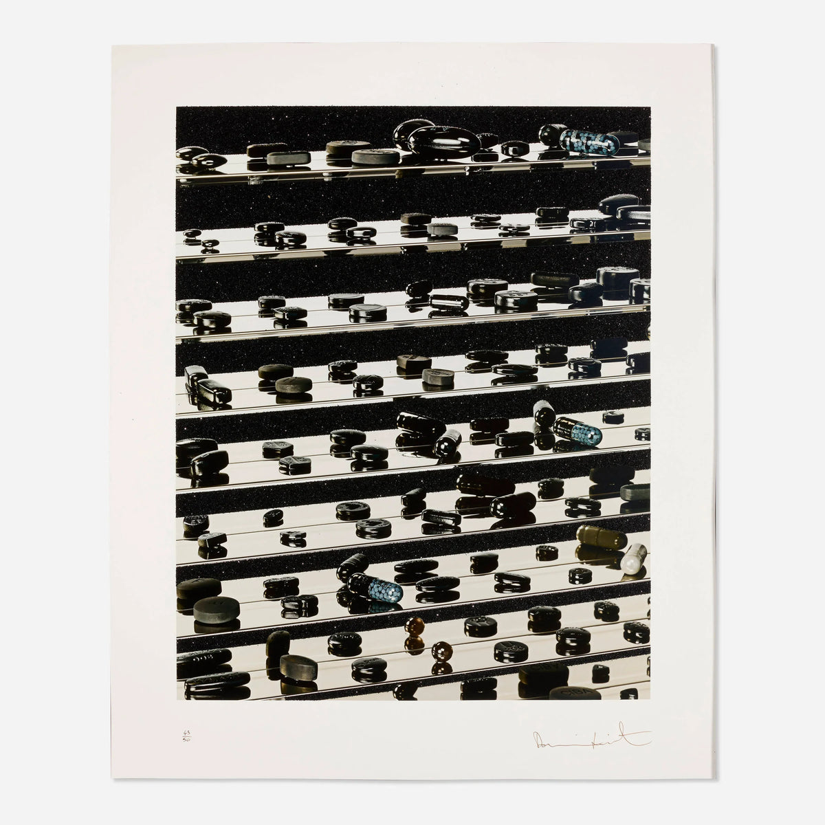 Dead Black Brilliant Utopia, 2013 by Damien Hirst