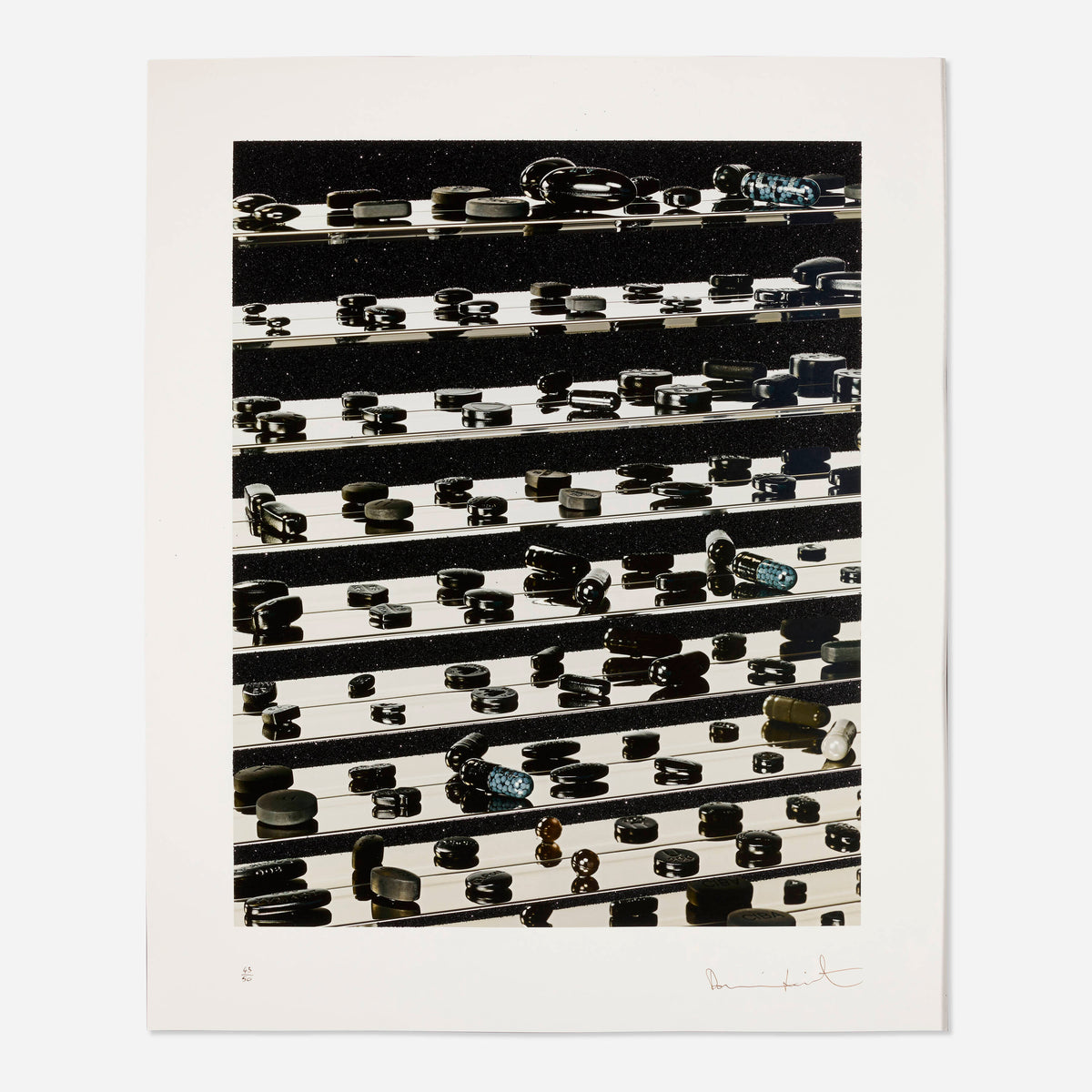 Dead Black Brilliant Utopia, 2013 by Damien Hirst