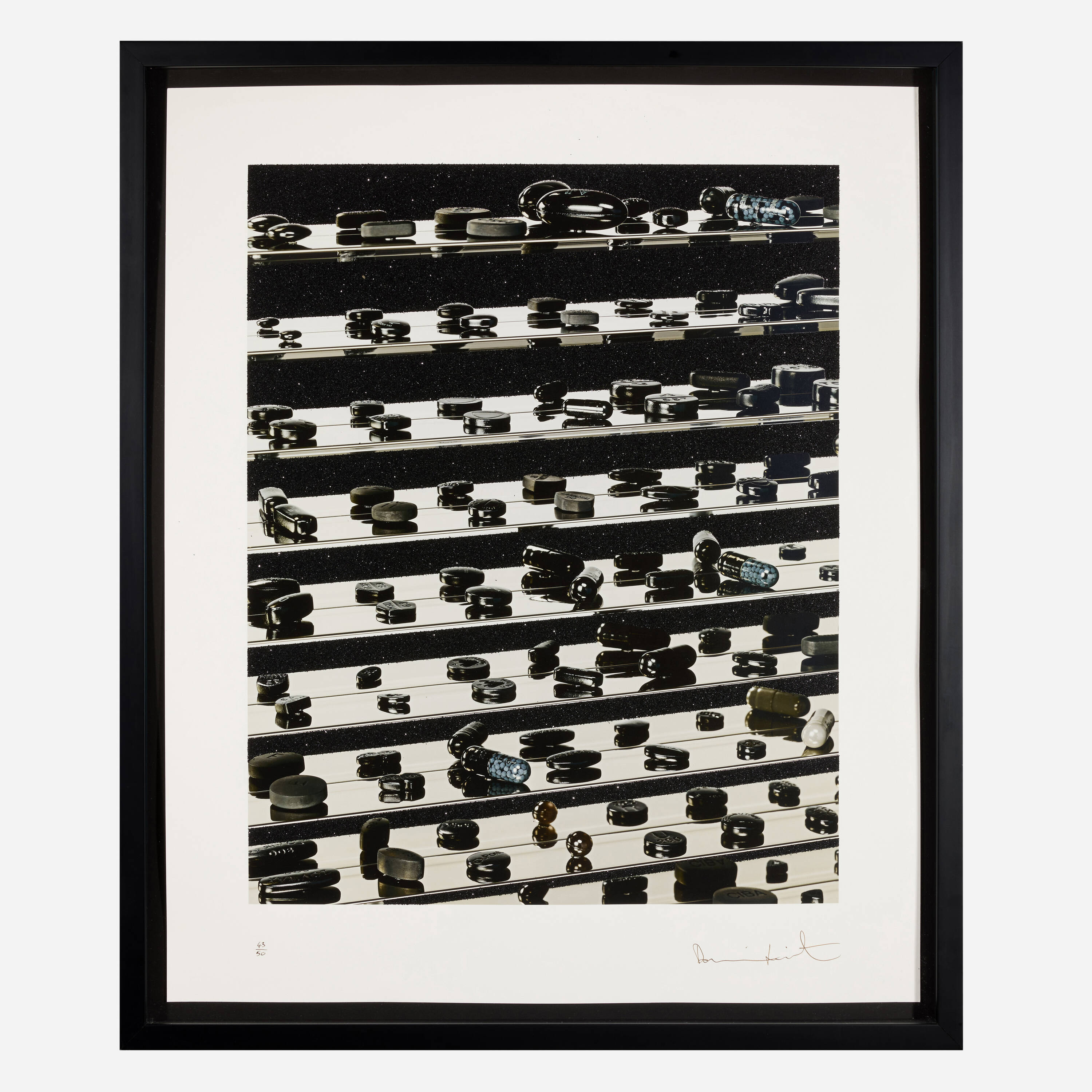 Dead Black Brilliant Utopia, 2013 by Damien Hirst