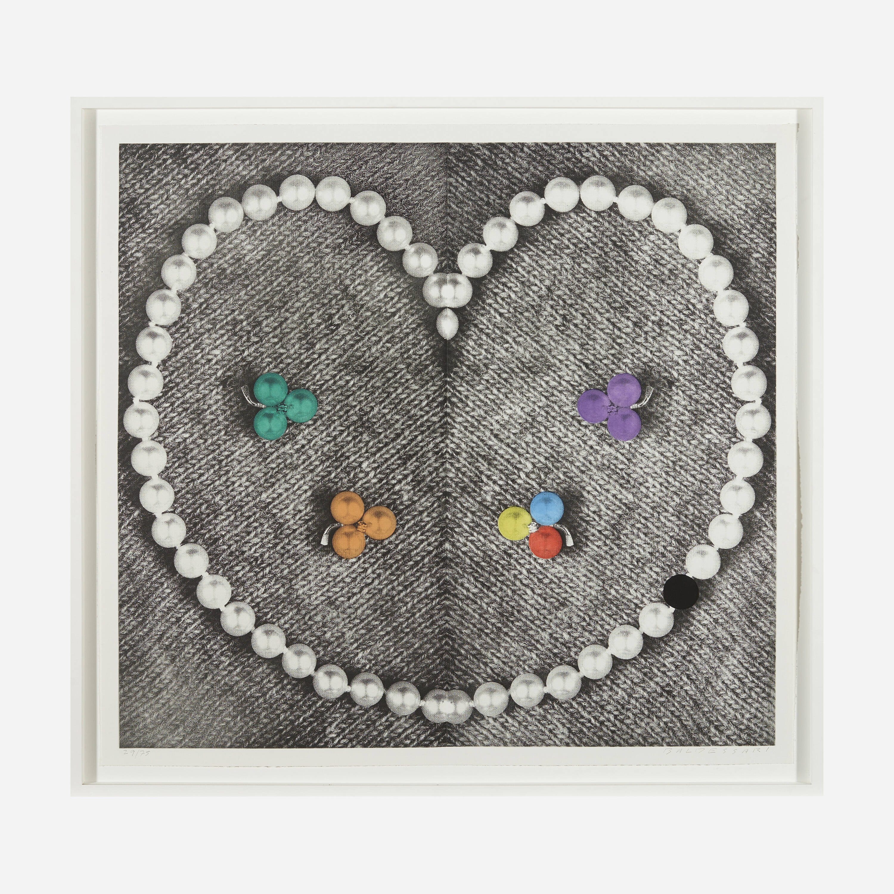 Heart (with Pearls), 1991 by John Baldessari