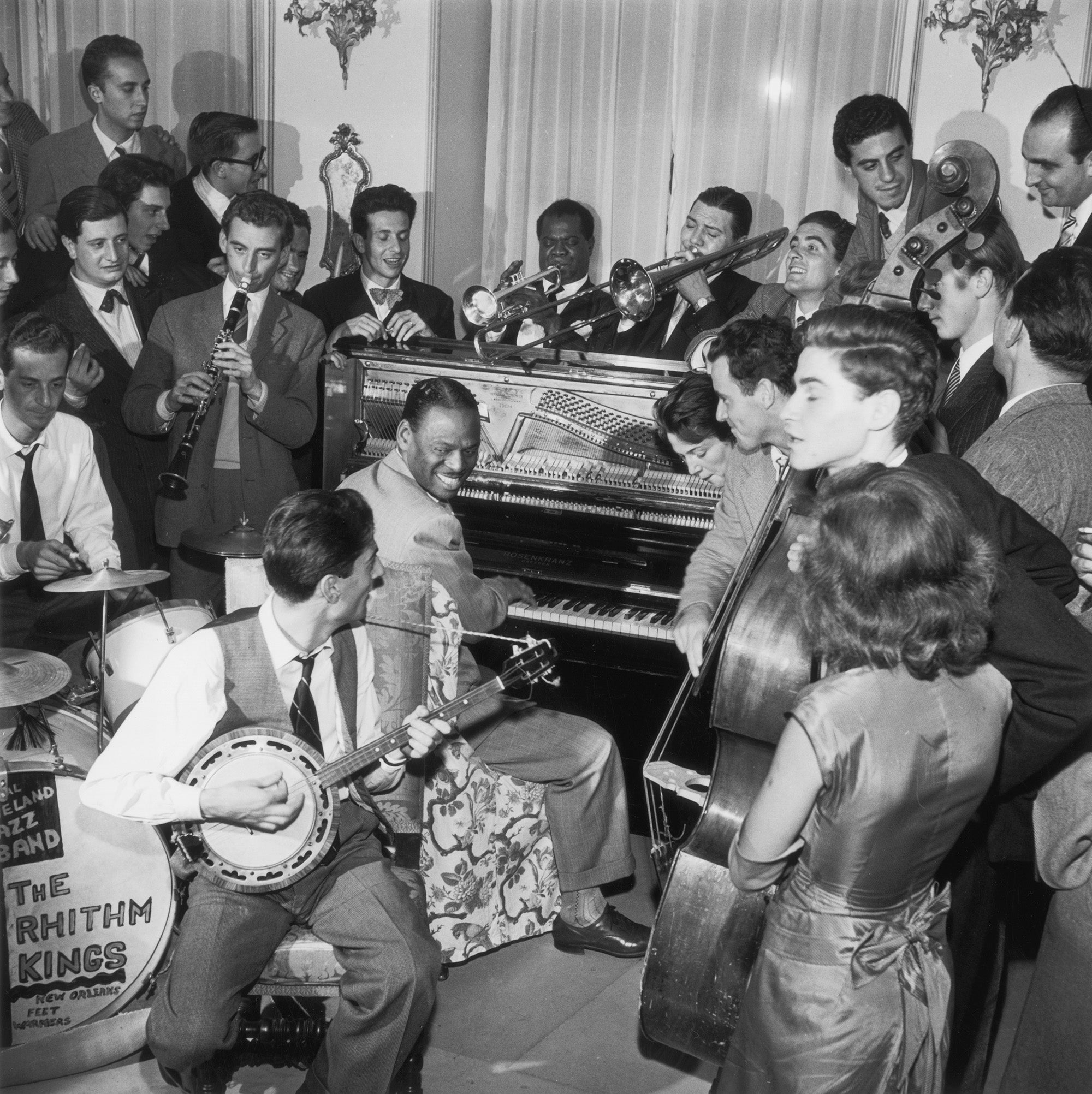Louis Armstrong (Dixieland In Rome), 1948 by Slim Aarons