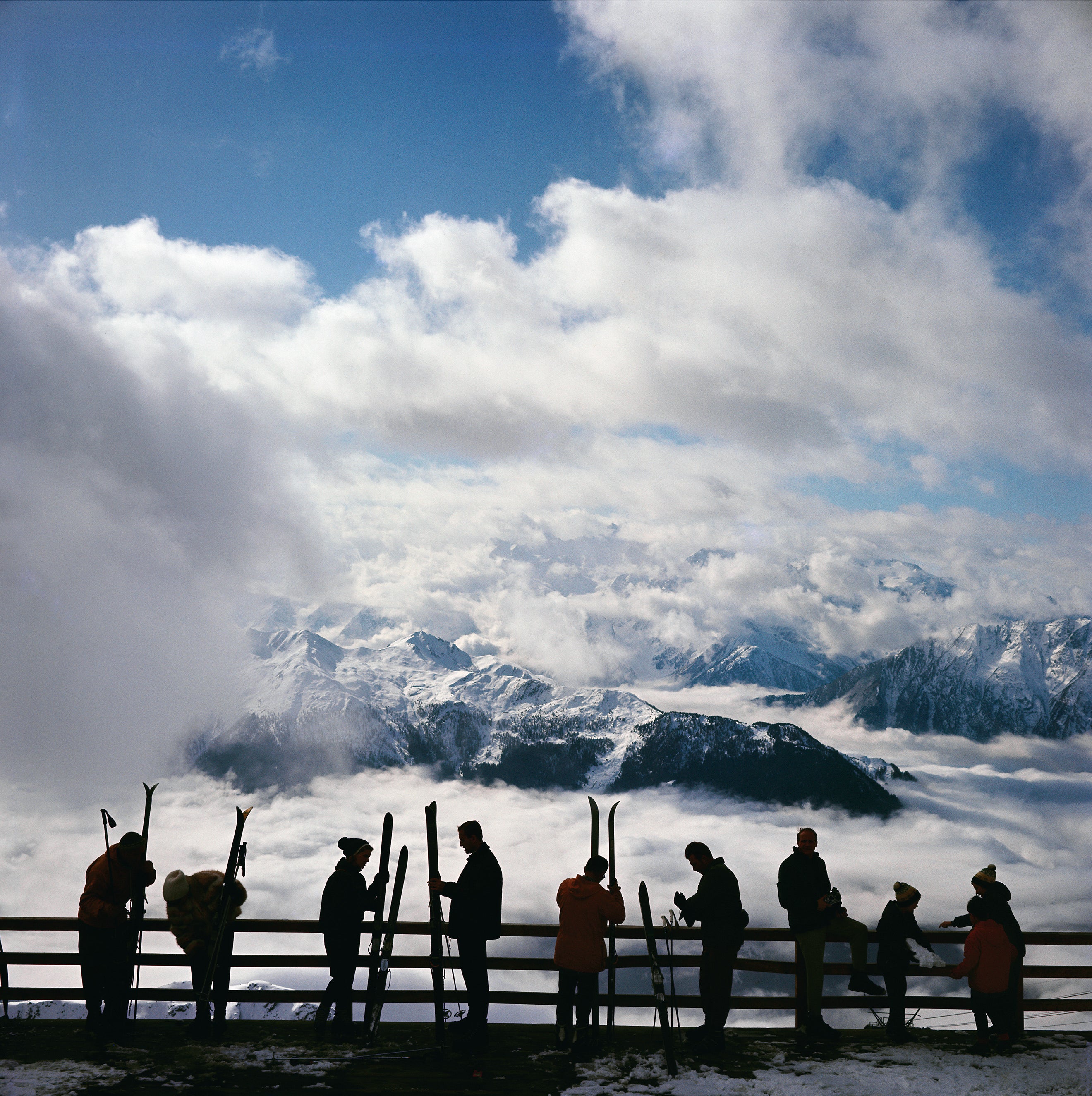 Verbier View (Switzerland), 1964 by Slim Aarons