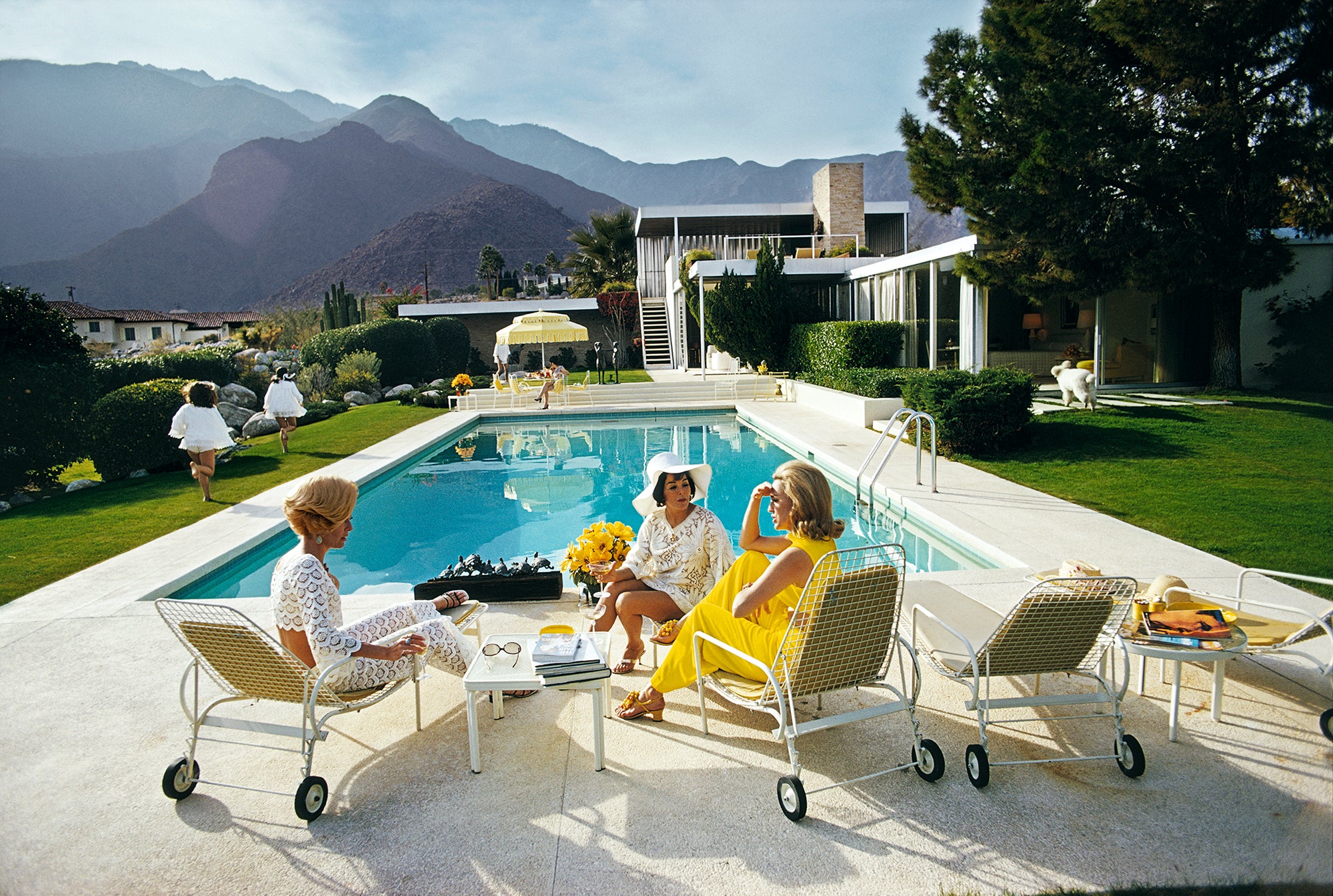 Poolside Gaze (Palm Springs), 1970 by Slim Aarons
