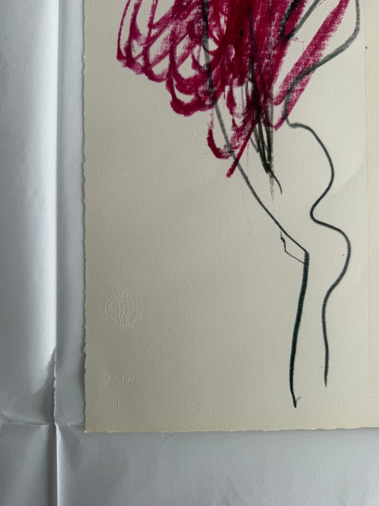 Plate IX, from Natural History Part I: Mushrooms, 1974 by Cy Twombly