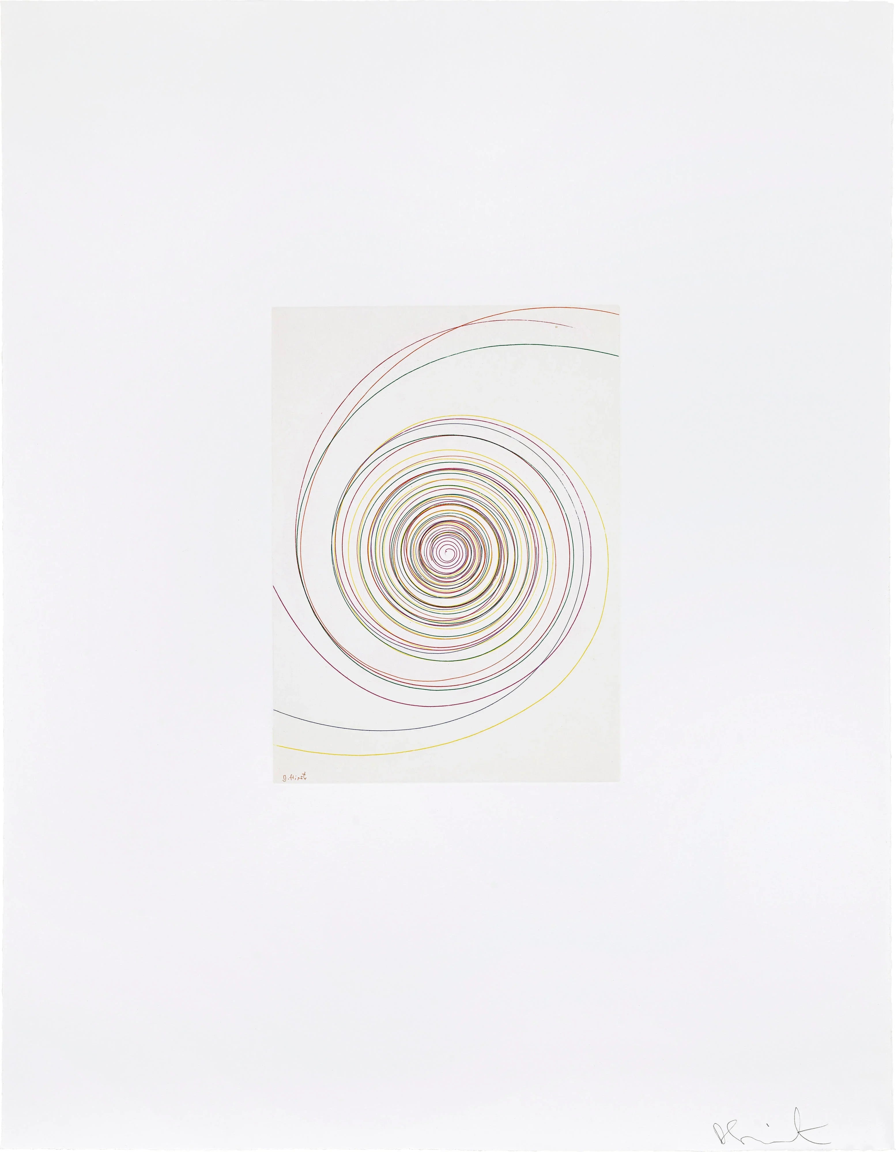 Billy Mill roundabout (In a Spin, the Action of the World on Things, Volume I), 2002 by Damien Hirst