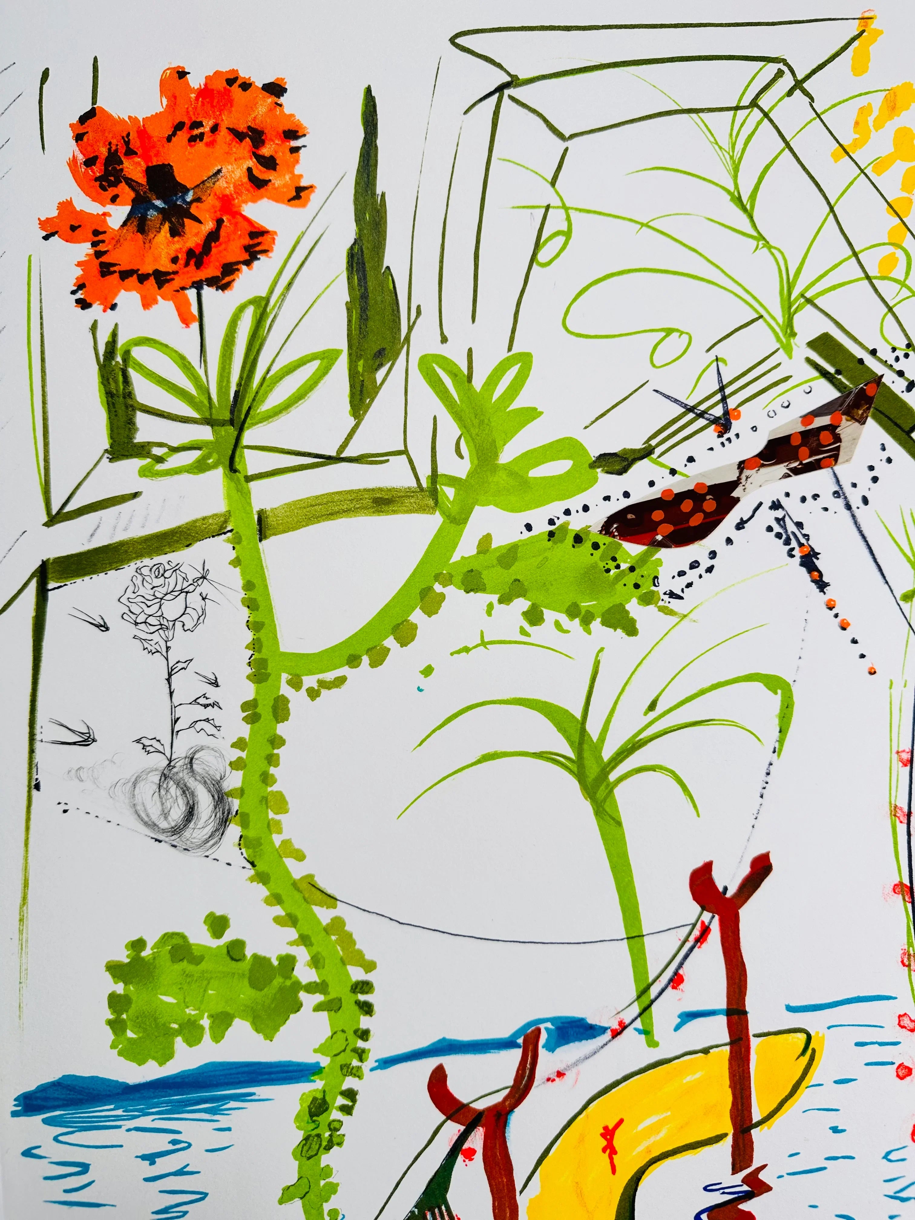 Biological Garden (Imagination & Objects of the Future Portfolio), 1975-1976 by Salvador Dali