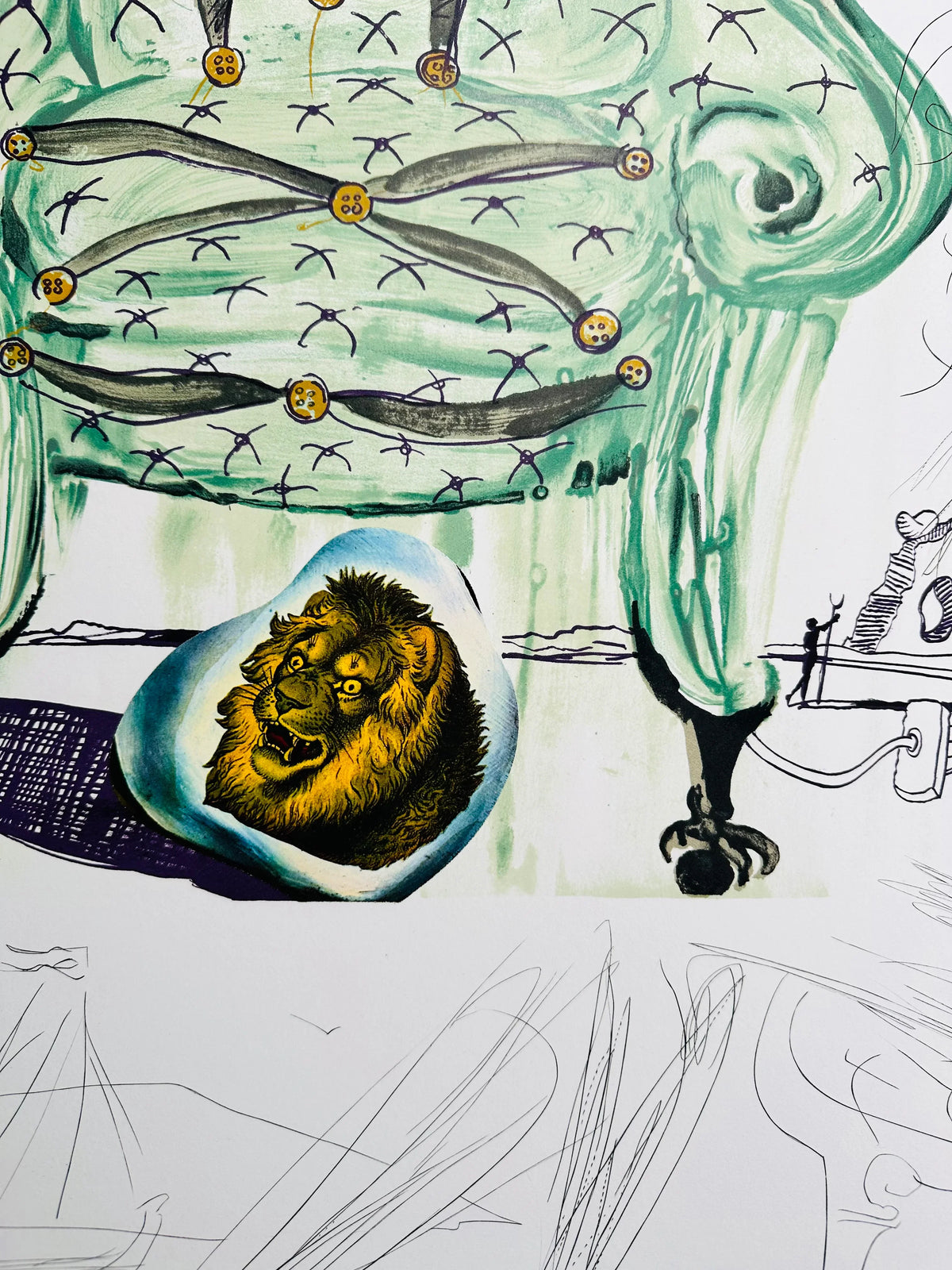 Breathing Pneumatic Armchair (Imagination & Objects of the Future Portfolio), 1975-1976 by Salvador Dali