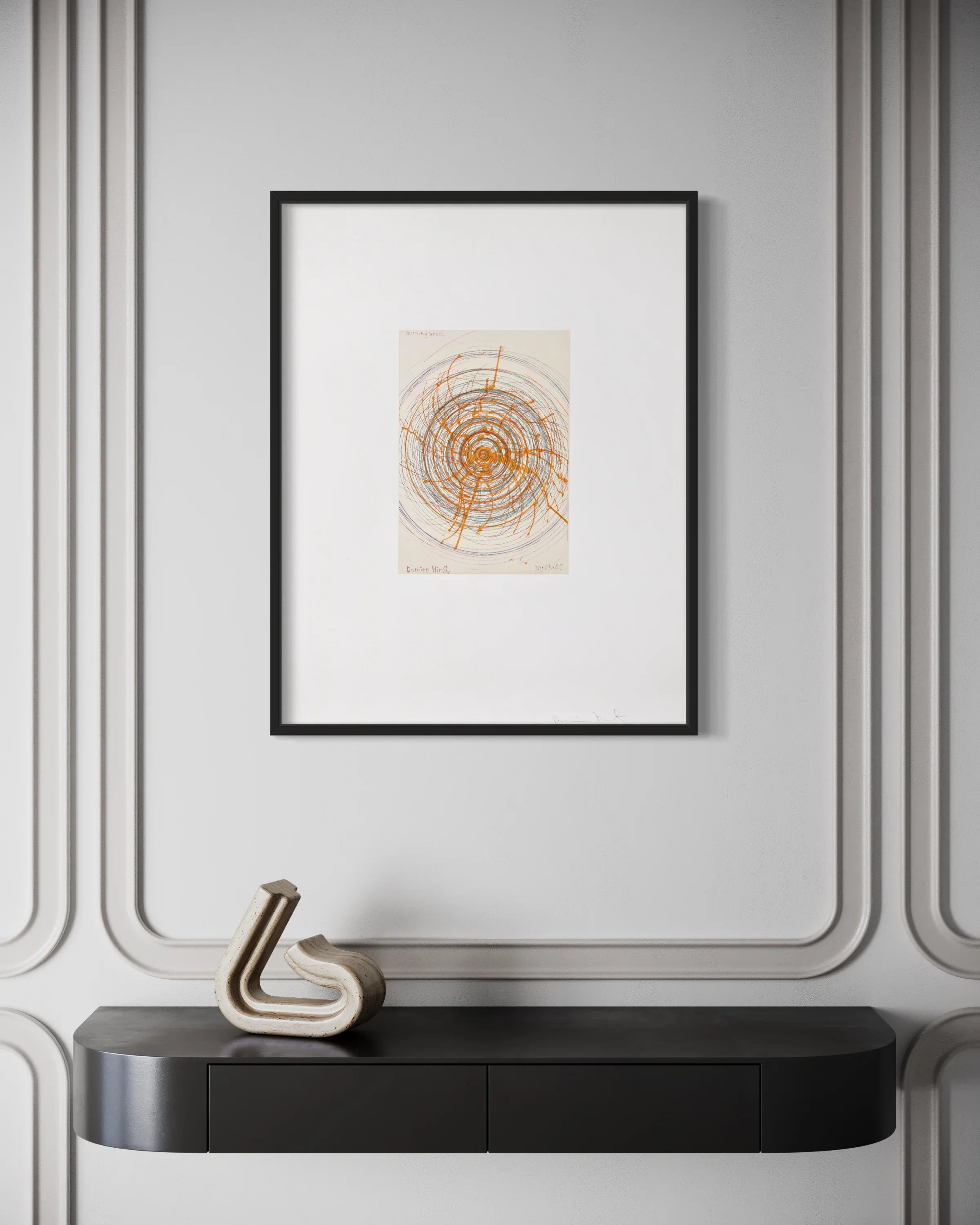 Burning Wheel, 2002 by Damien Hirst