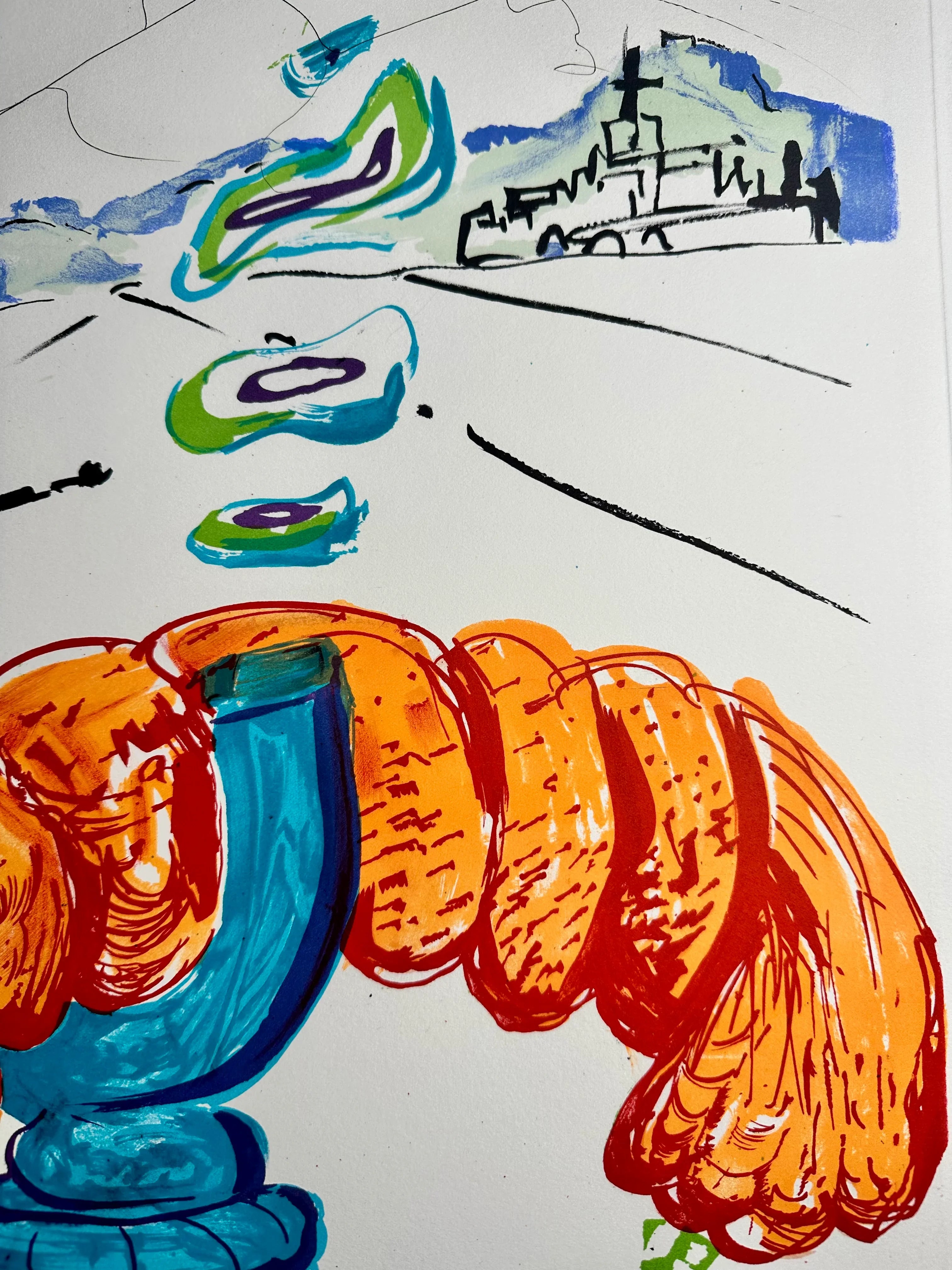 Cybernetic Lobster Telephone (Imagination & Objects of the Future Portfolio), 1975-1976 by Salvador Dali