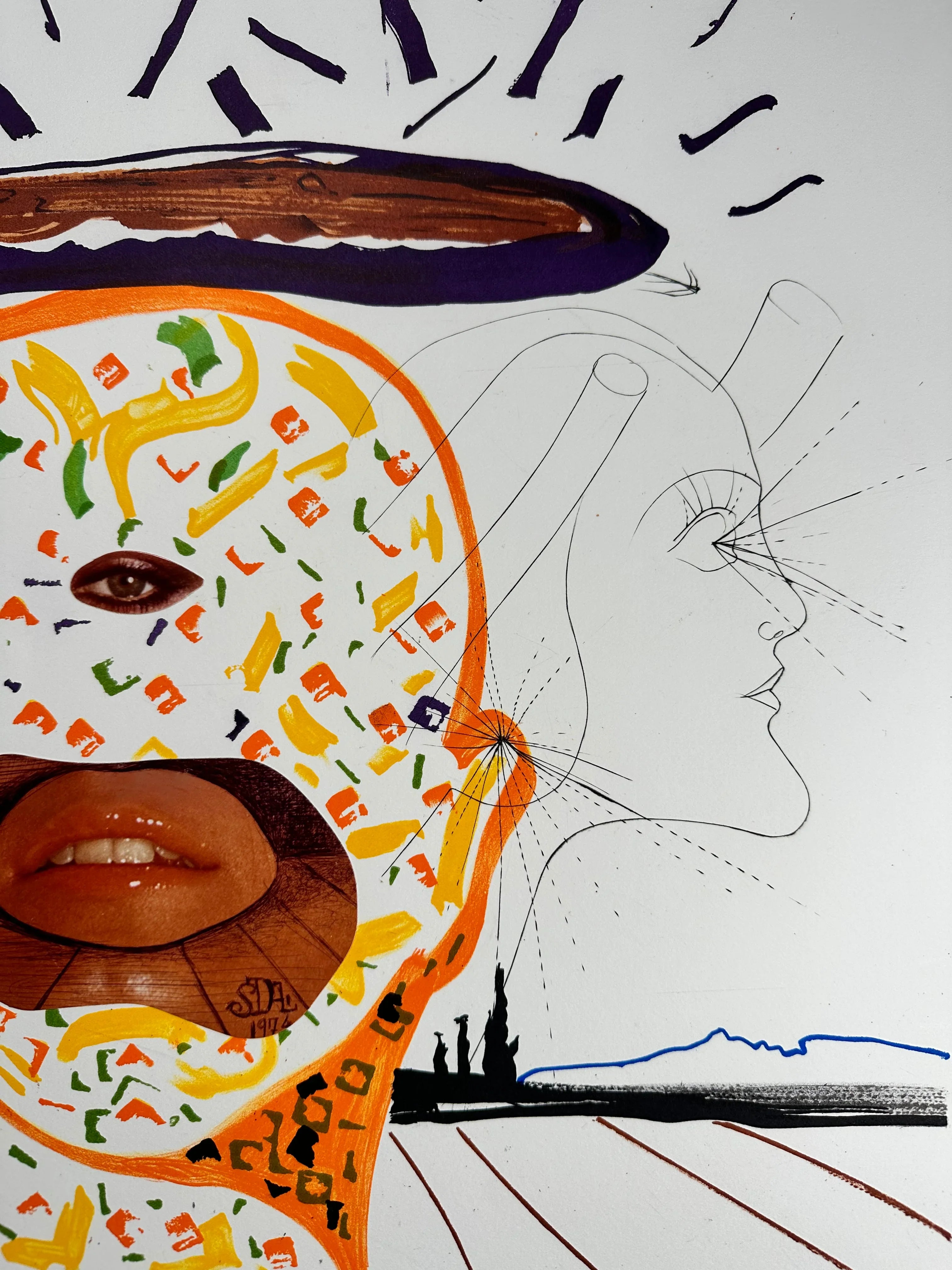 Cyclopean Make-Up (Imagination & Objects of the Future Portfolio), 1975-1976 by Salvador Dali