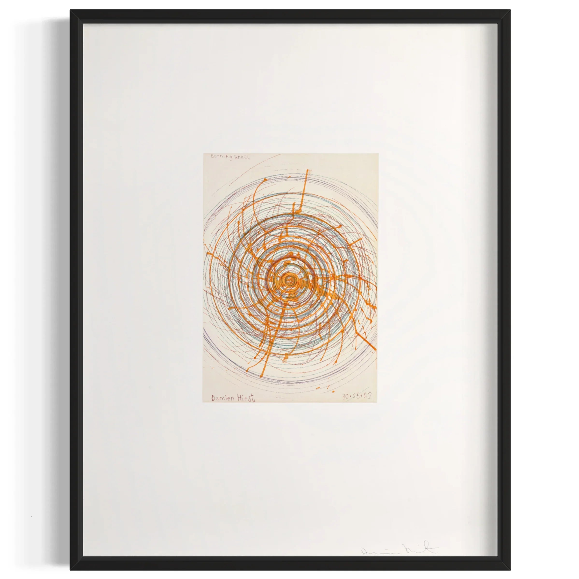 Burning Wheel, 2002 by Damien Hirst