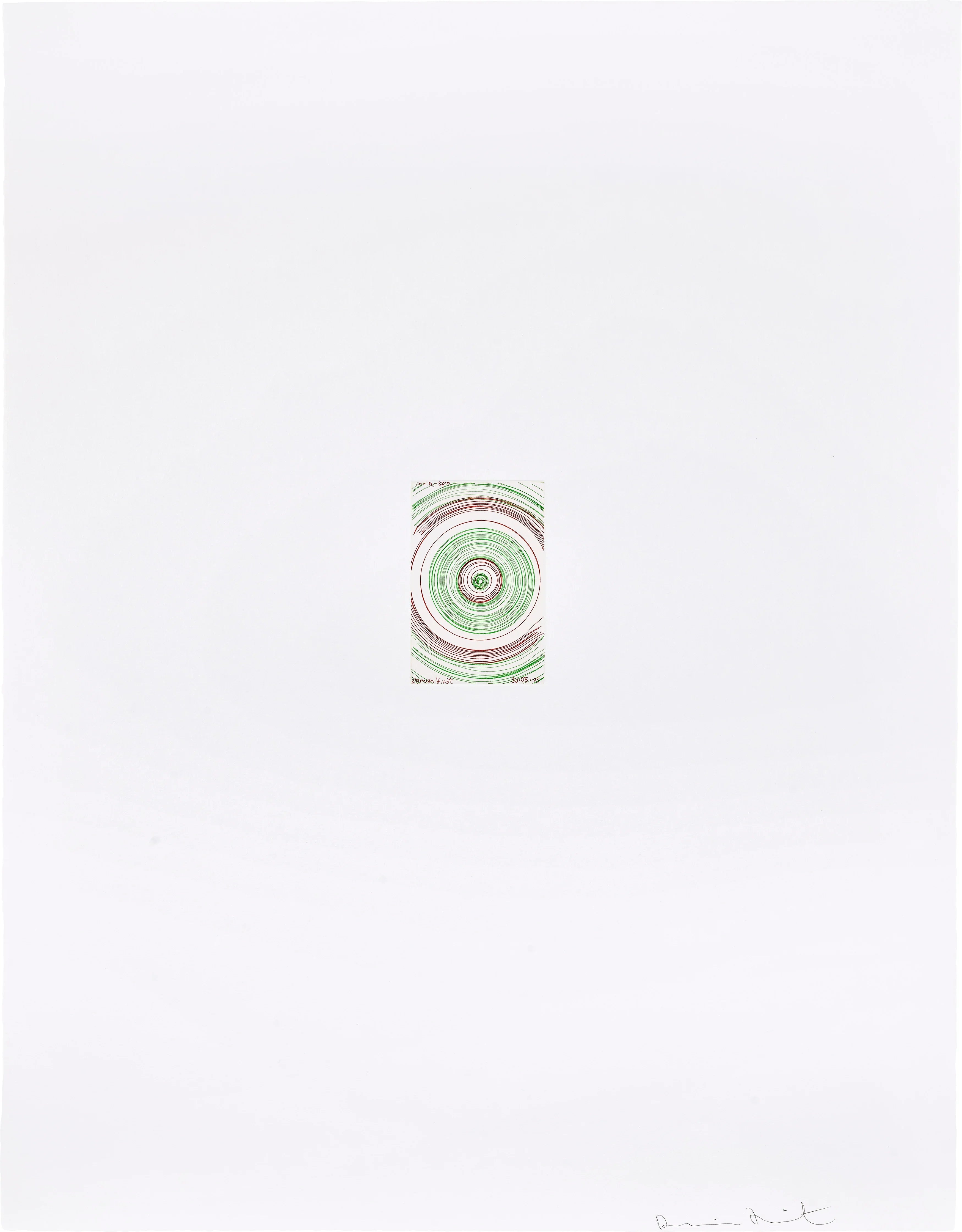 In a Spin, 2002 by Damien Hirst