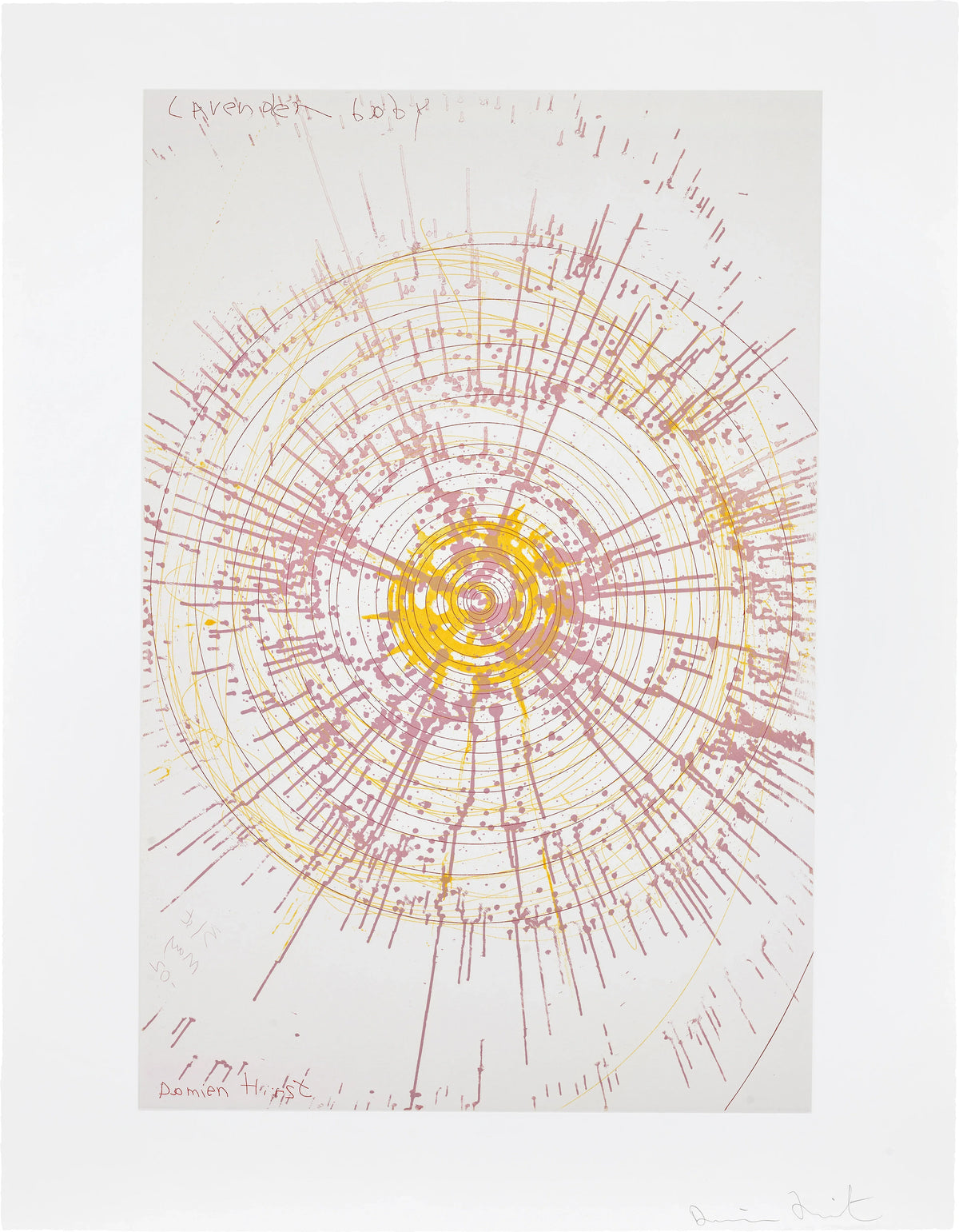 Lavender baby, 2002 by Damien Hirst