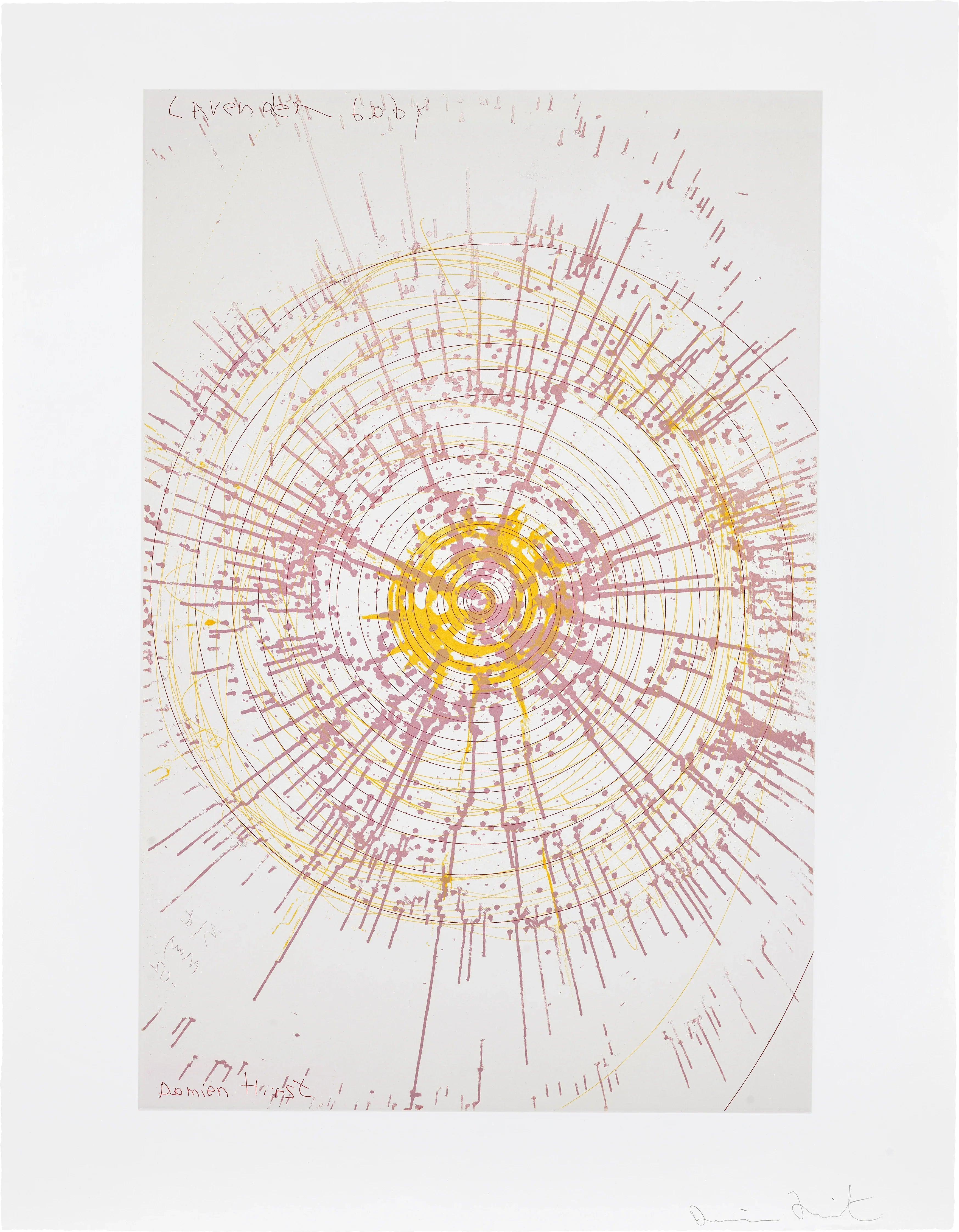 Lavender baby, 2002 by Damien Hirst