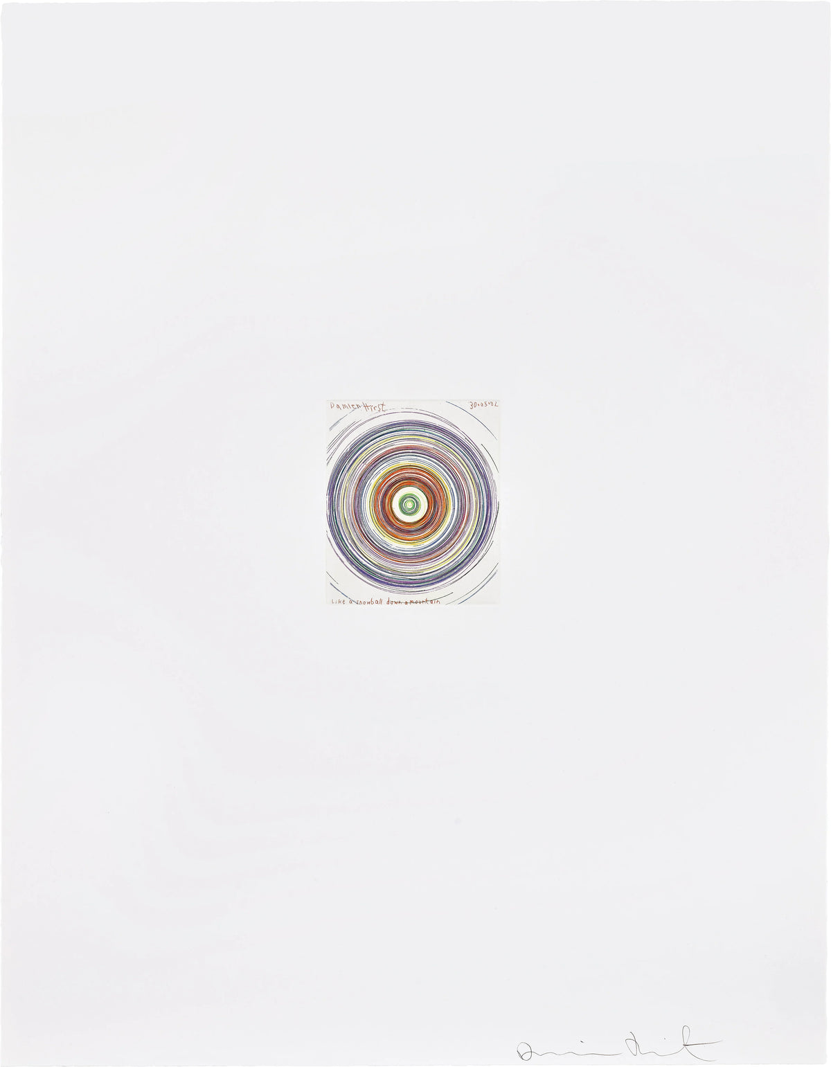 Like a snowball down a mountain, 2002 by Damien Hirst