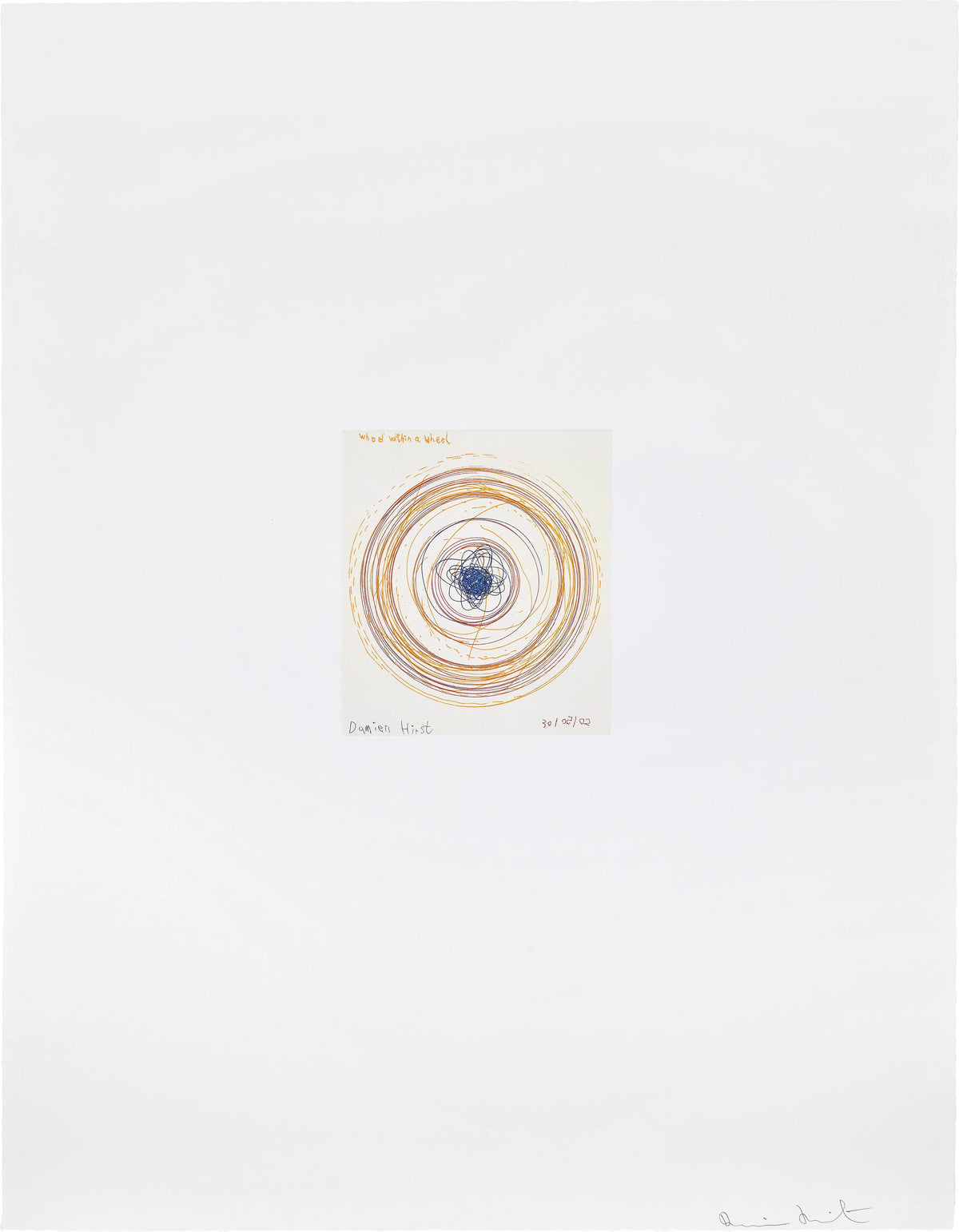 Wheel within a wheel, 2002 by Damien Hirst
