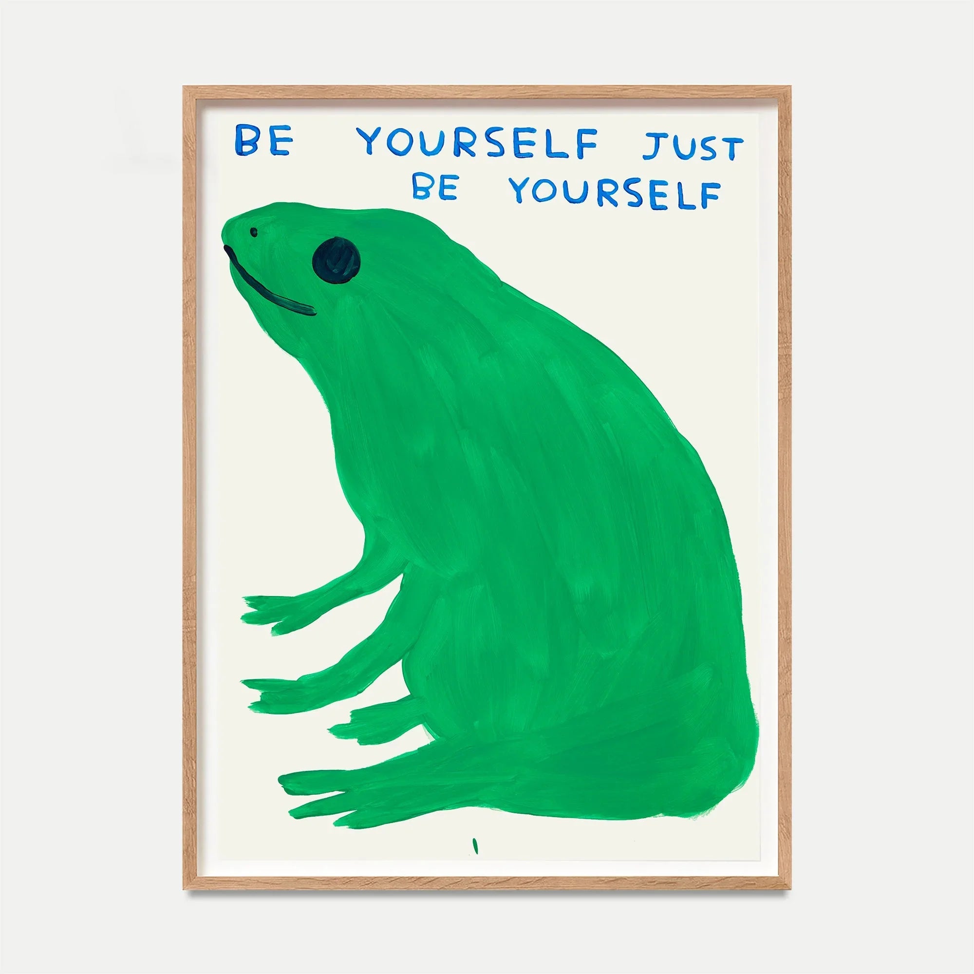 Be yourself just be yourself, 2023 by David Shrigley