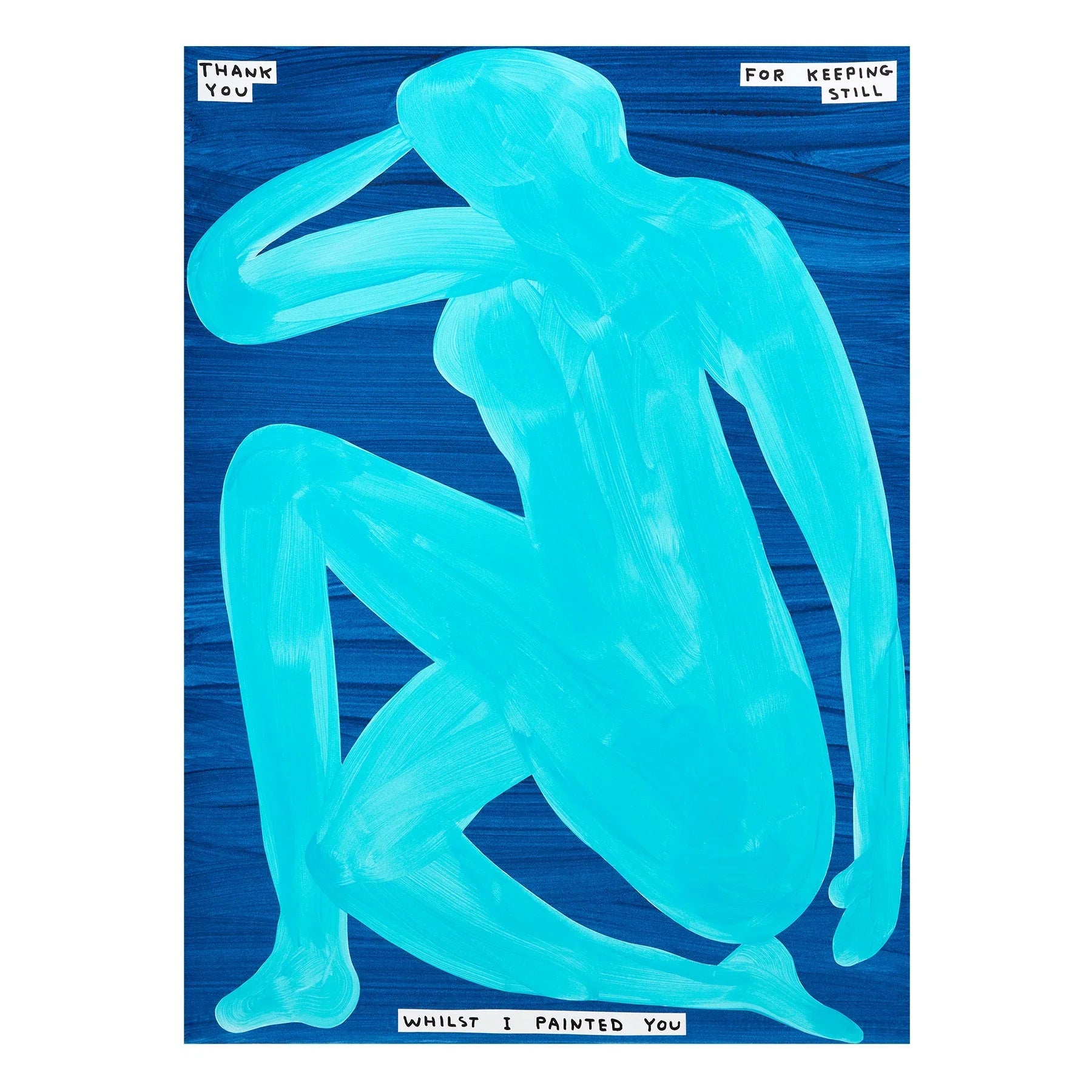 Thank you for keeping still, 2023 by David Shrigley