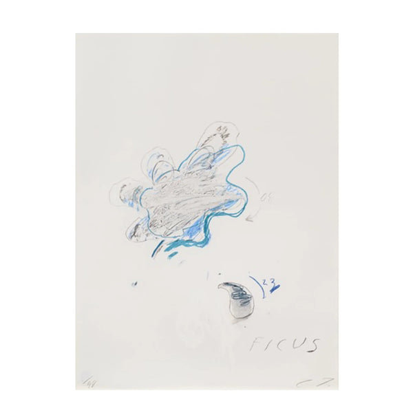 Ficus Carica, from Natural History Part II: Some Trees of Italy, 1976 by Cy Twombly