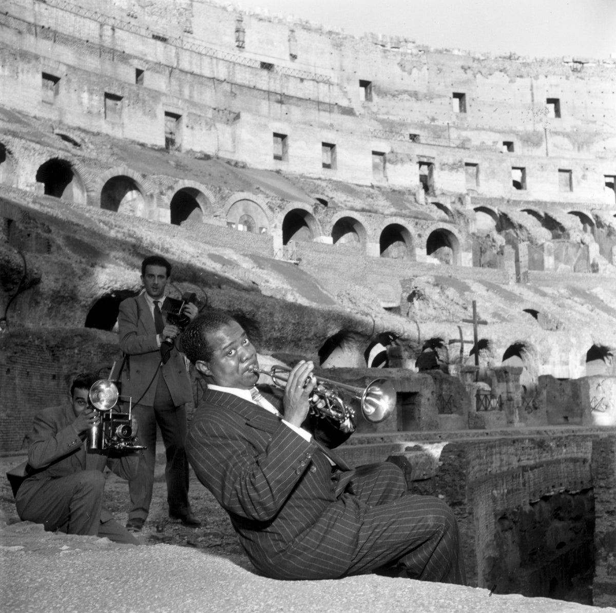Louis Armstrong (The King Of Jazz), 1949 by Slim Aarons