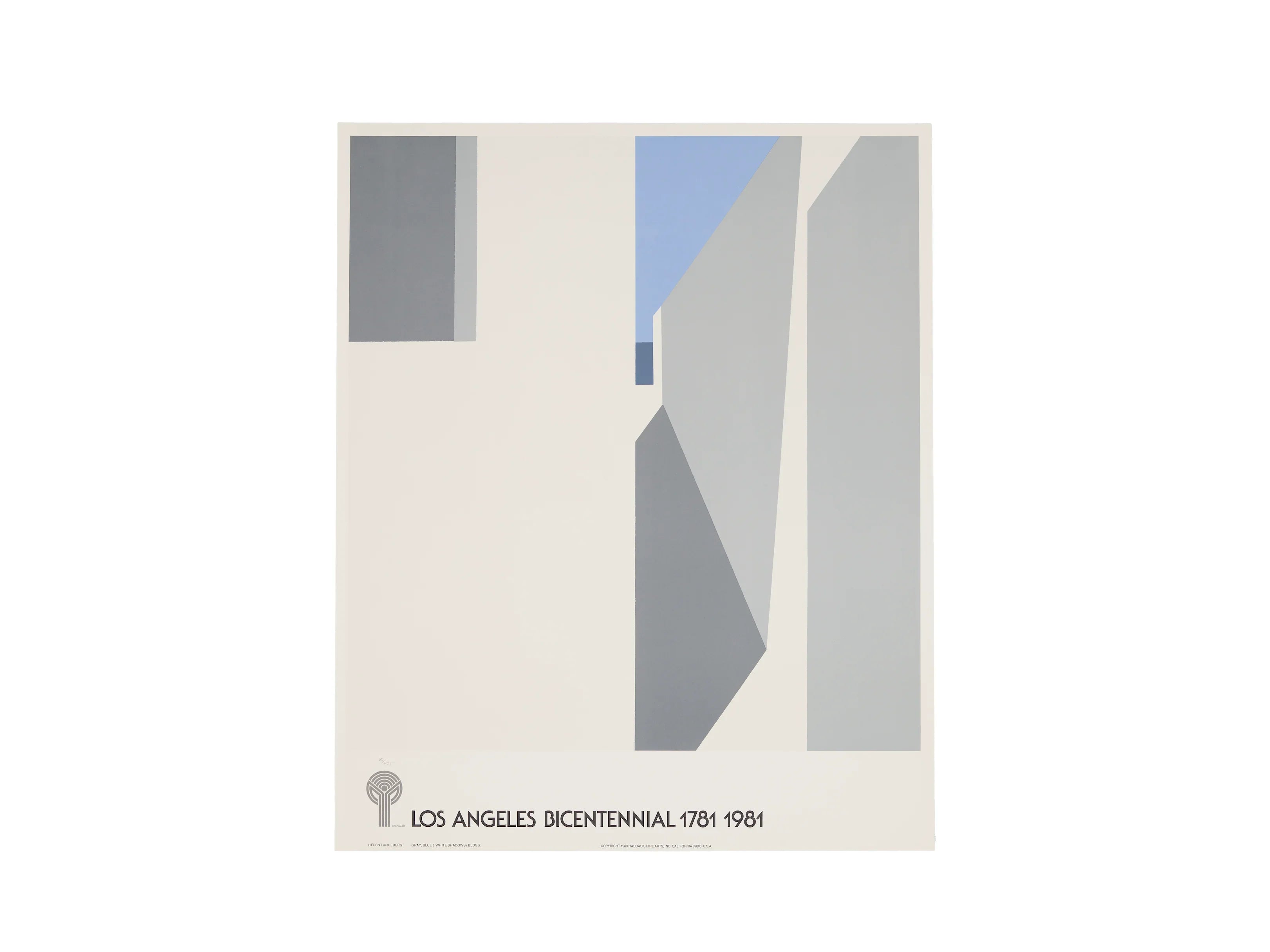 Helen Lundeberg, Los Angeles Bicentennial 1781-1981 Poster by Helen Lundeberg