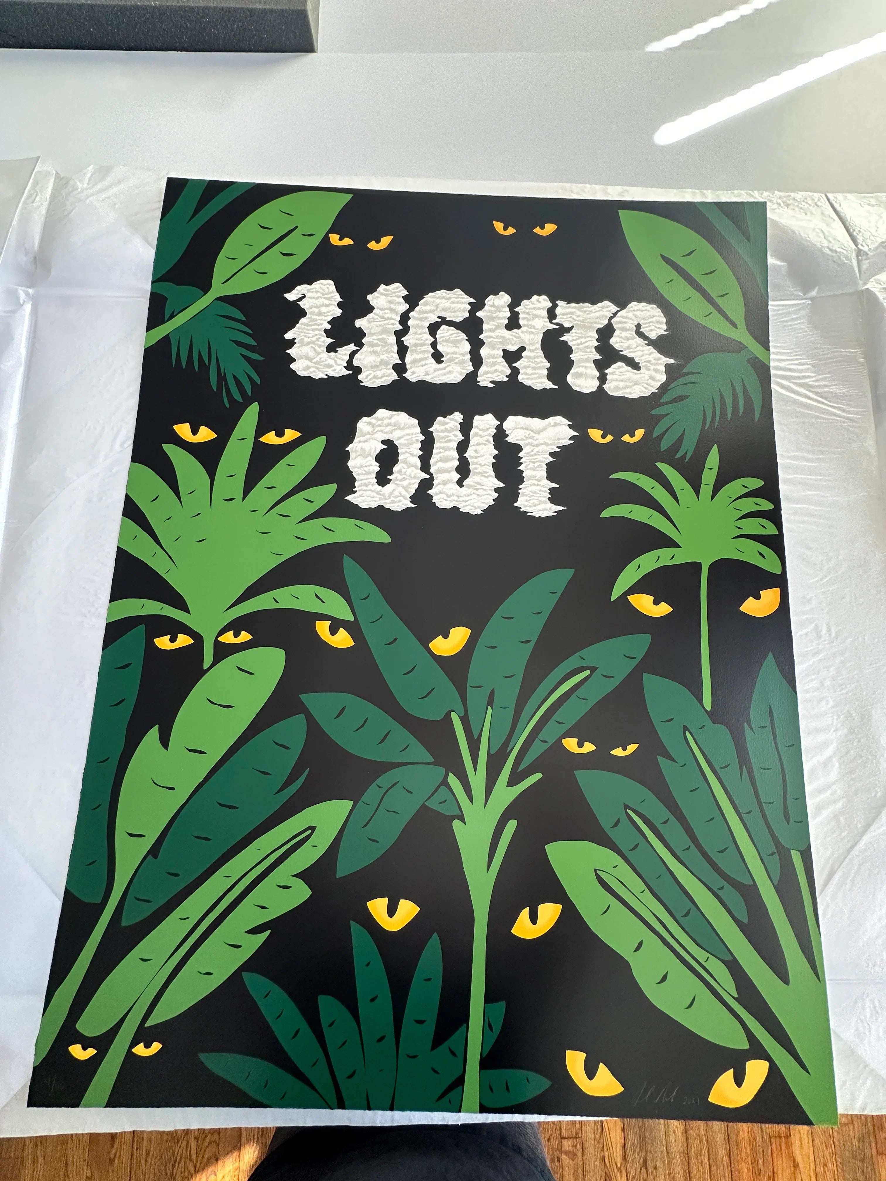 Untitled (Lights Out), 2021 by Joel Mesler