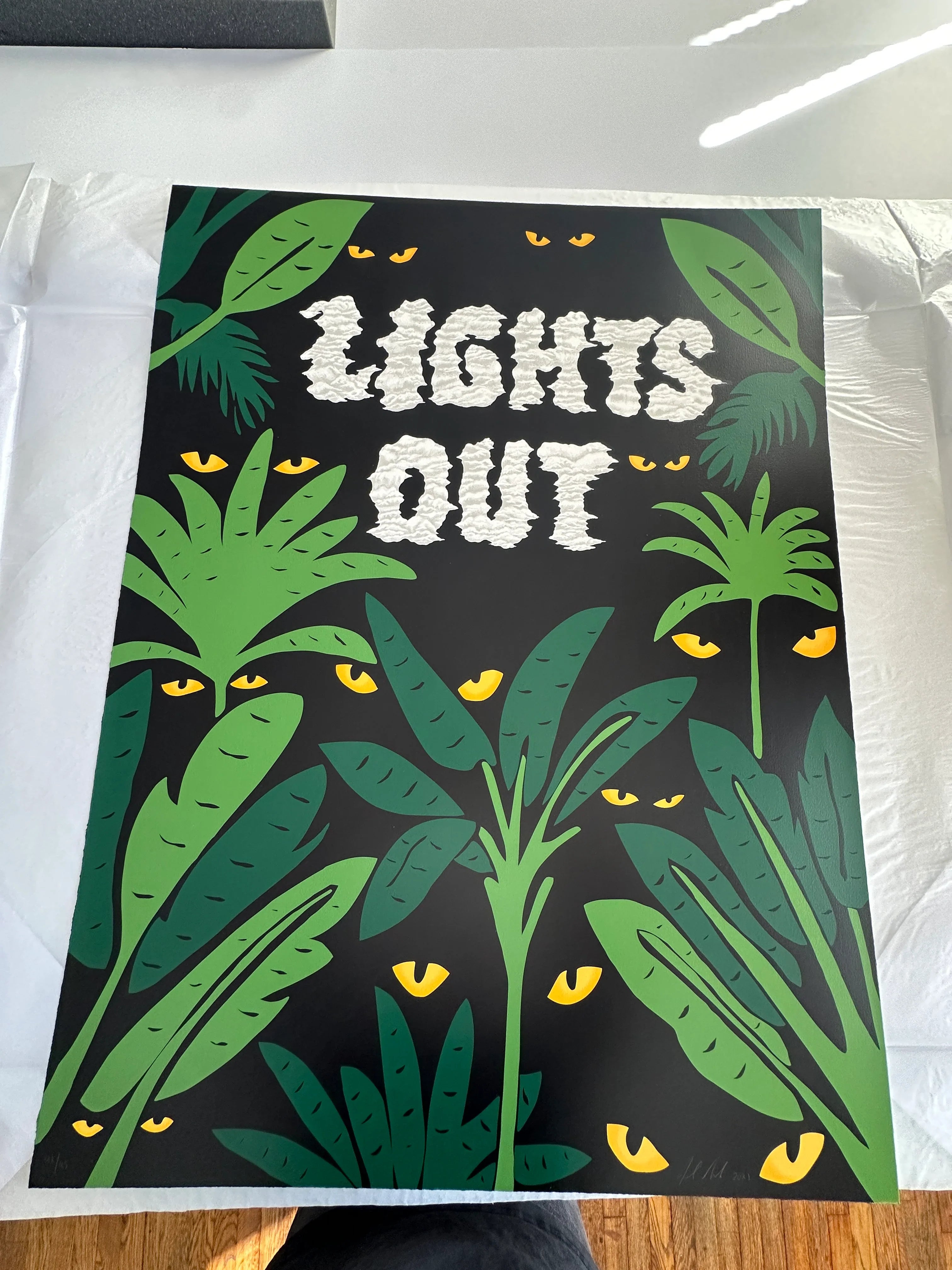 Untitled (Lights Out), 2021 by Joel Mesler