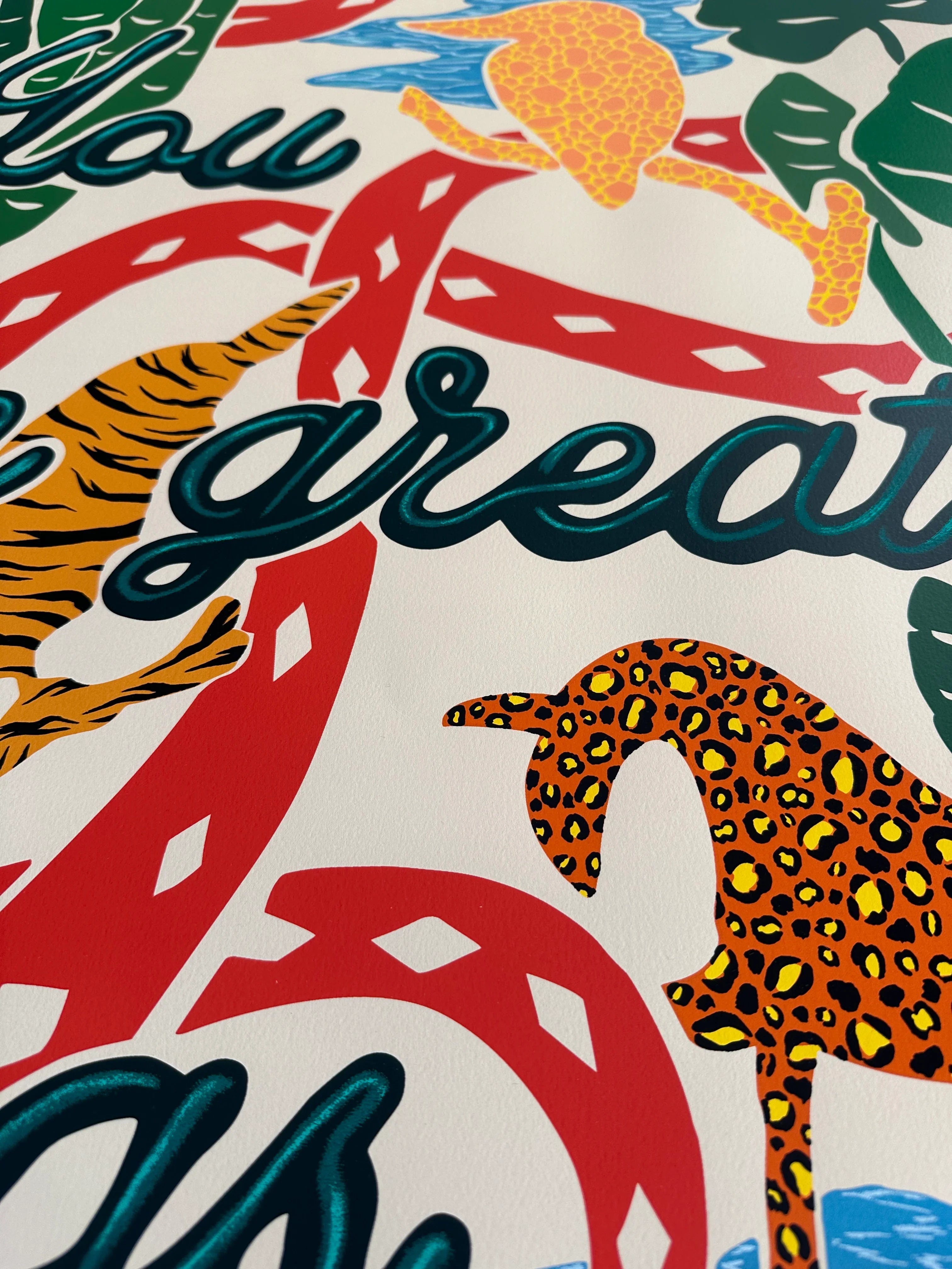 Untitled (You Deserve Great Things), 2021 by Joel Mesler