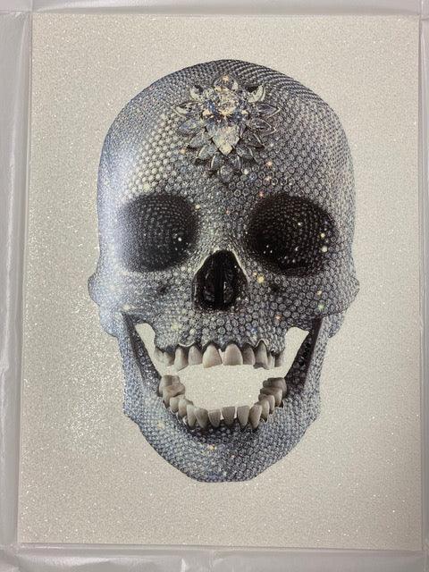 For the love of god front (white), 2011 by Damien Hirst