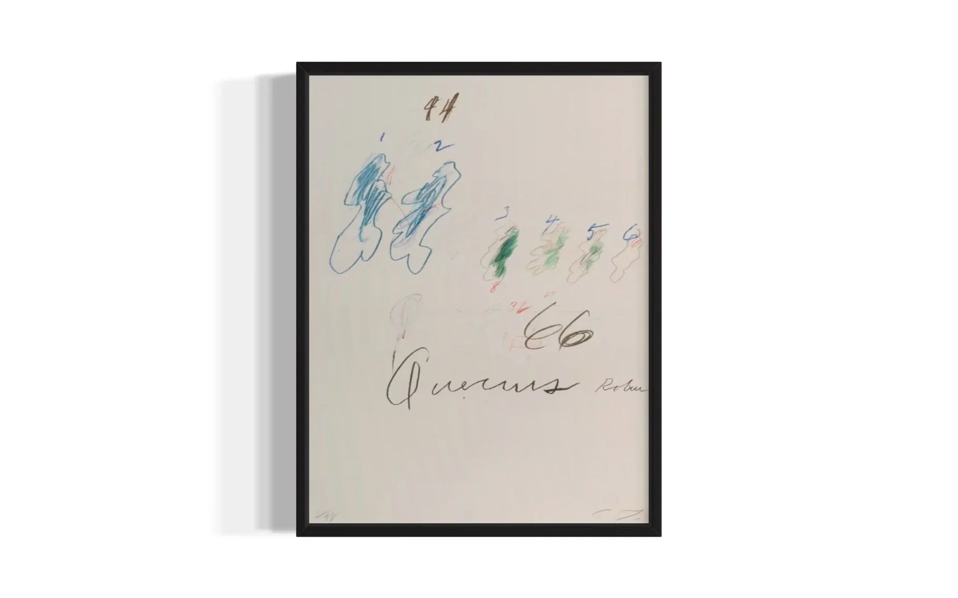 Quercus Robur, from Natural History Part II: Some Trees of Italy, 1976 by Cy Twombly