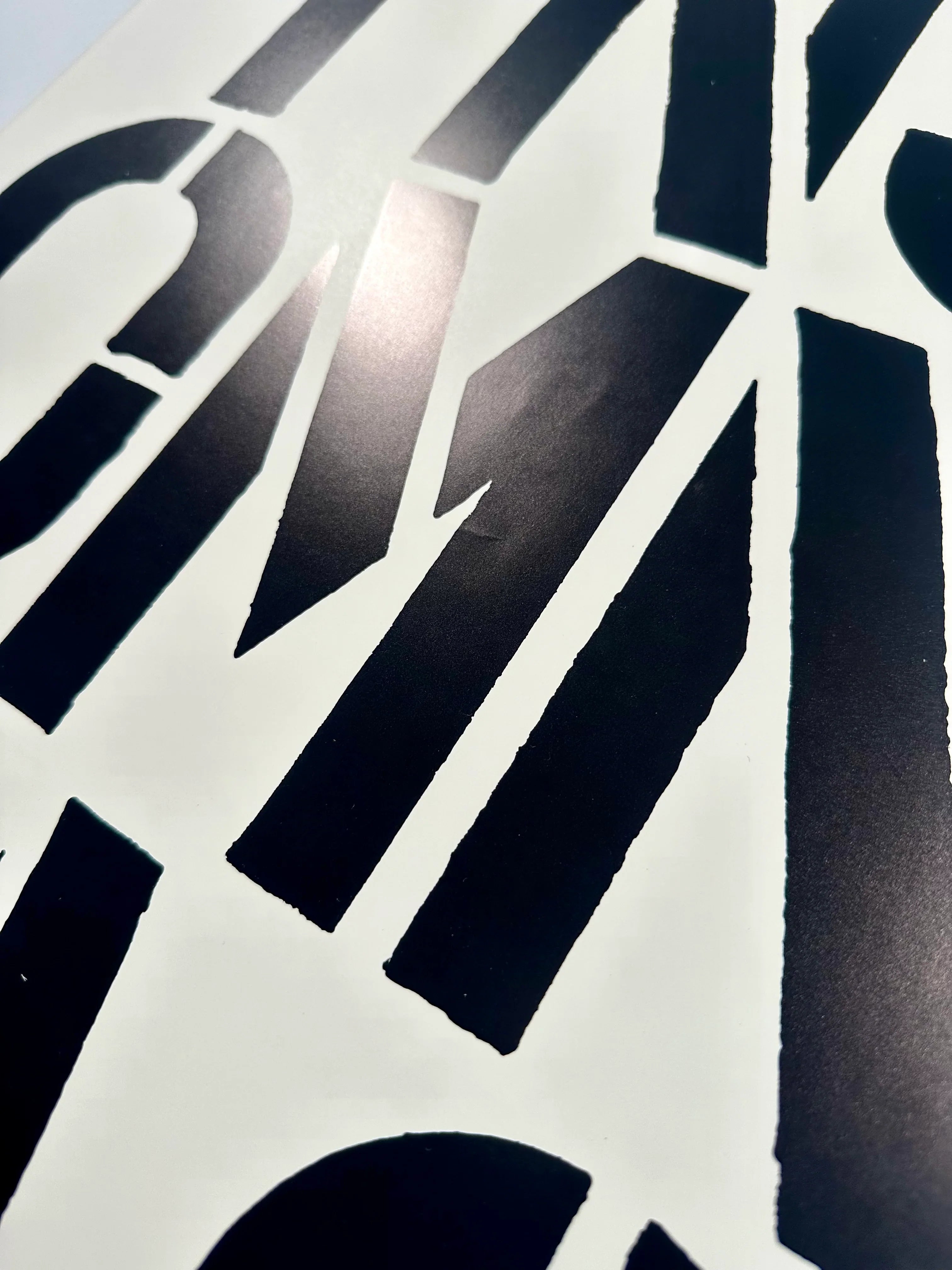 Insomniac, Page from Black Book, 1989 by Christopher Wool