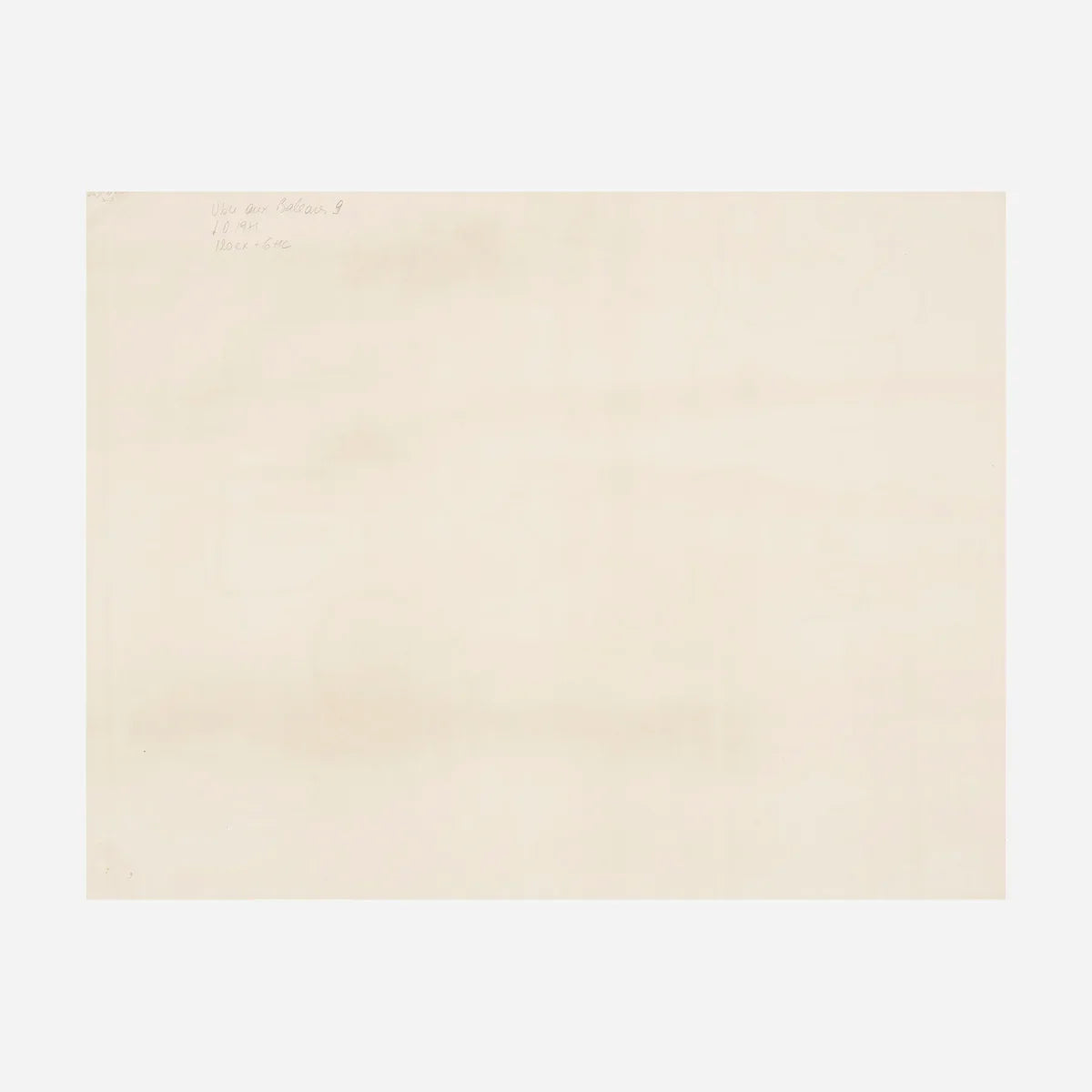 Untitled, Plate 3 (from Ubu aux Baléares), 1971 by Joan Miro