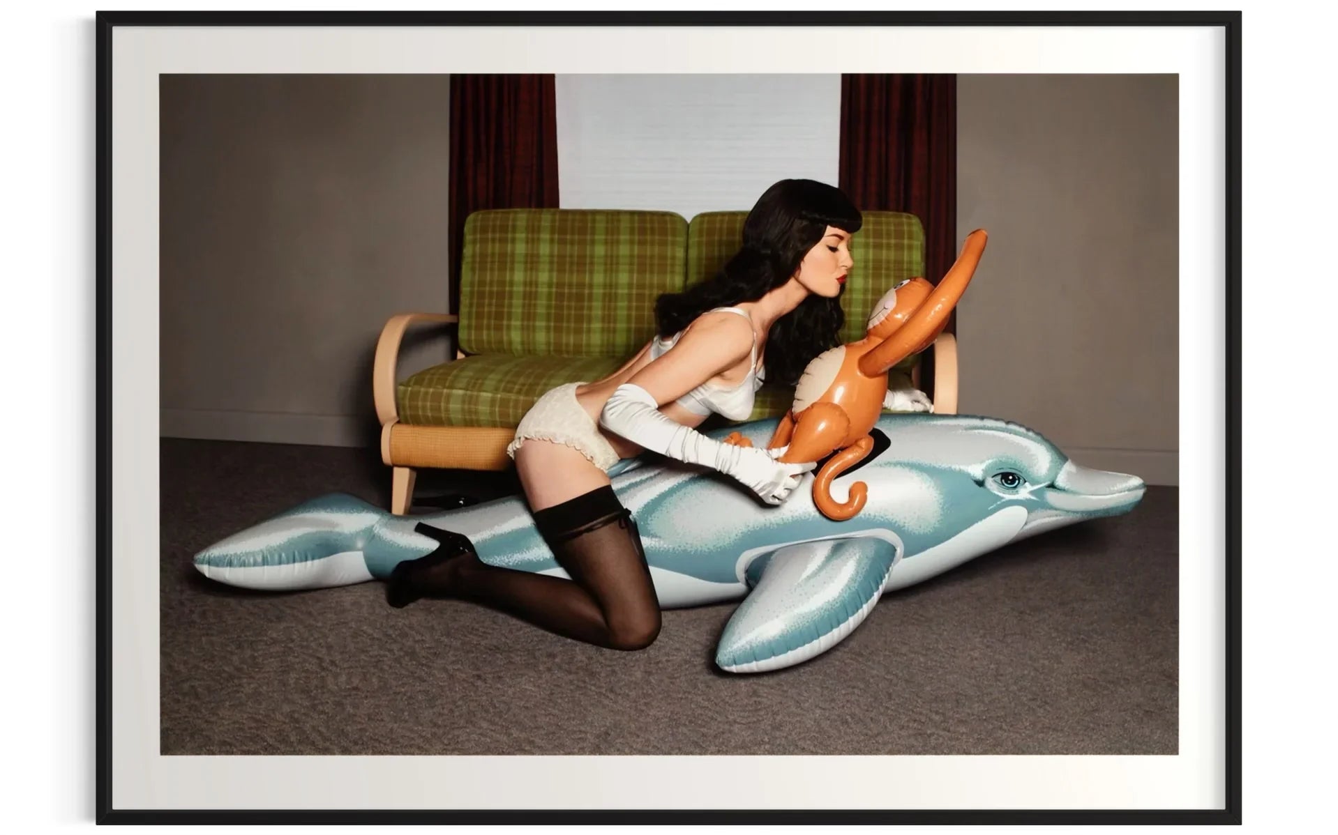 Girl with Dolphin and Monkey, 2014 by Jeff Koons