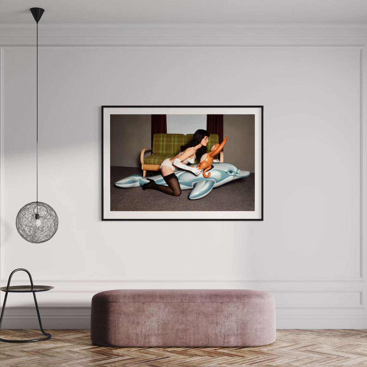 Girl with Dolphin and Monkey, 2014 by Jeff Koons
