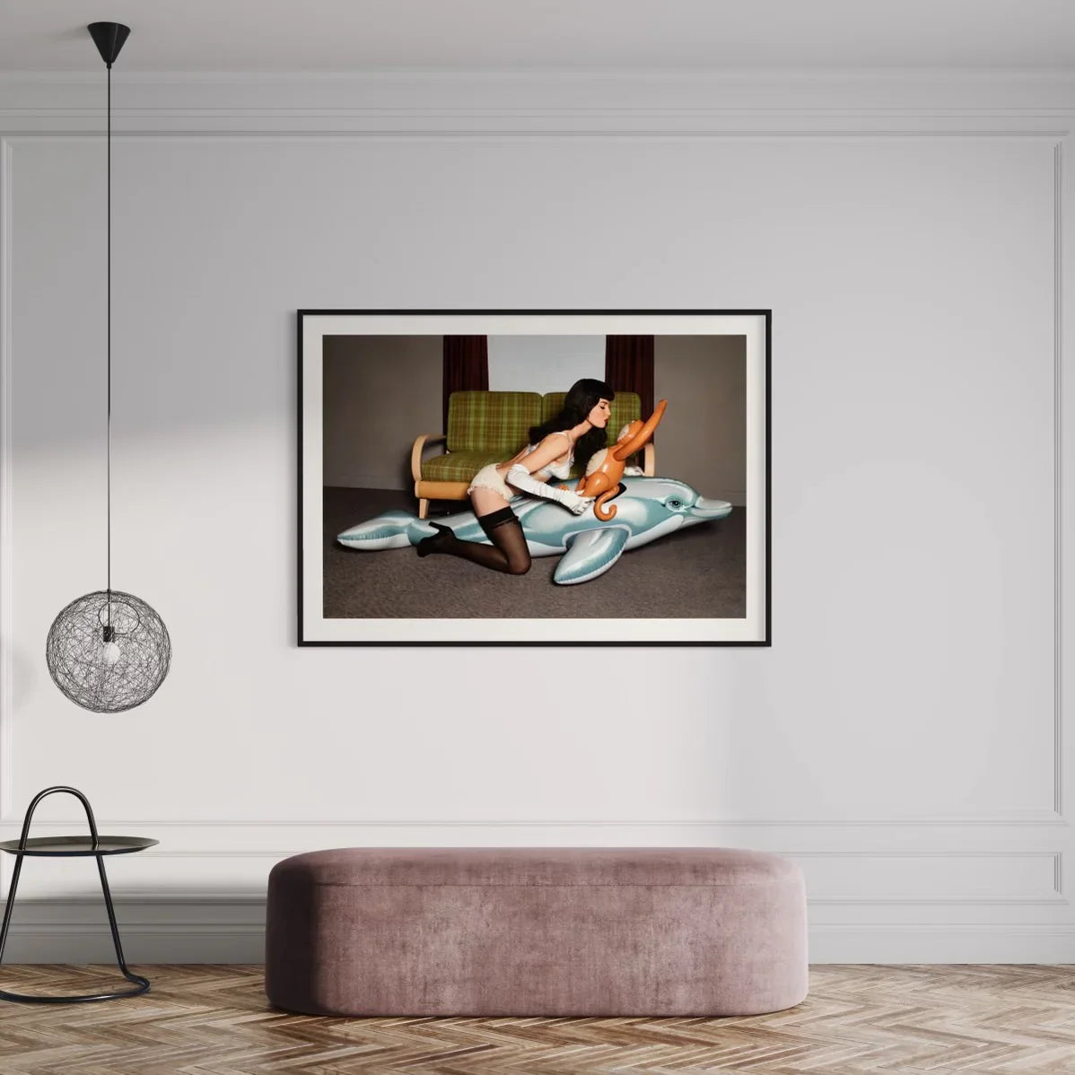 Girl with Dolphin and Monkey, 2014 by Jeff Koons