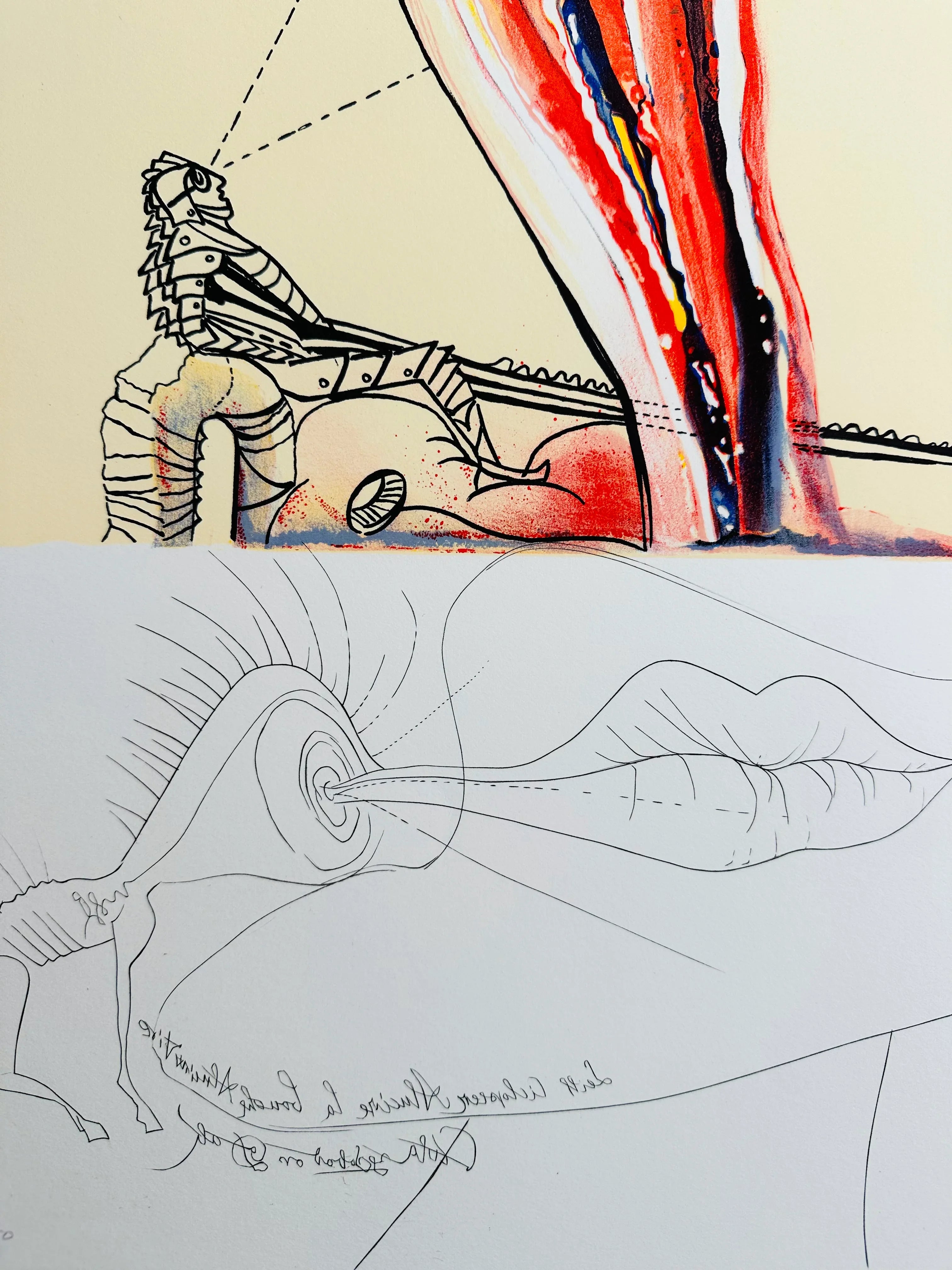 Liquid & Gaseous Television (Imagination & Objects of the Future Portfolio), 1975-1976 by Salvador Dali