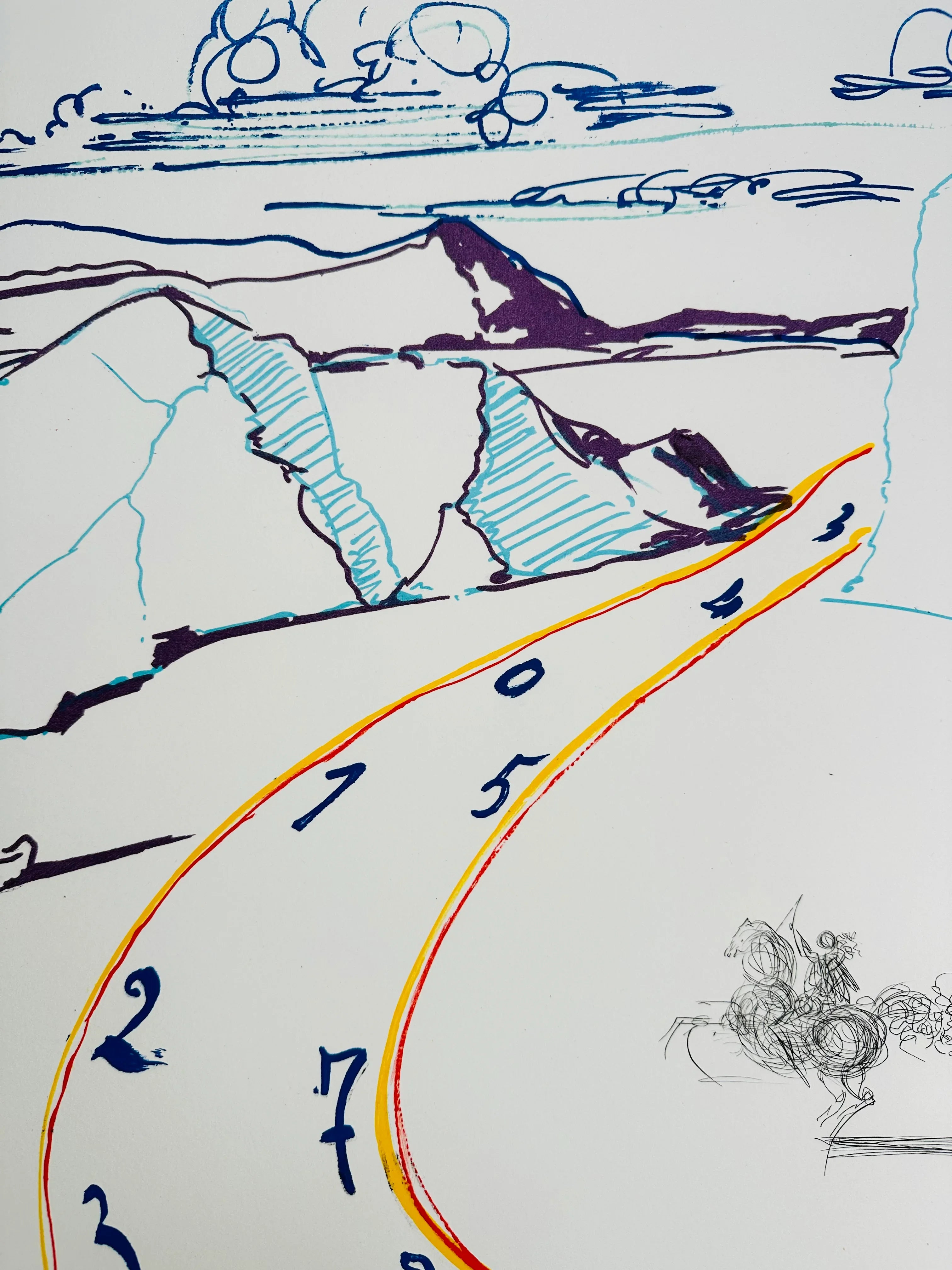 Melting Space-Time, 1975-1976 by Salvador Dali