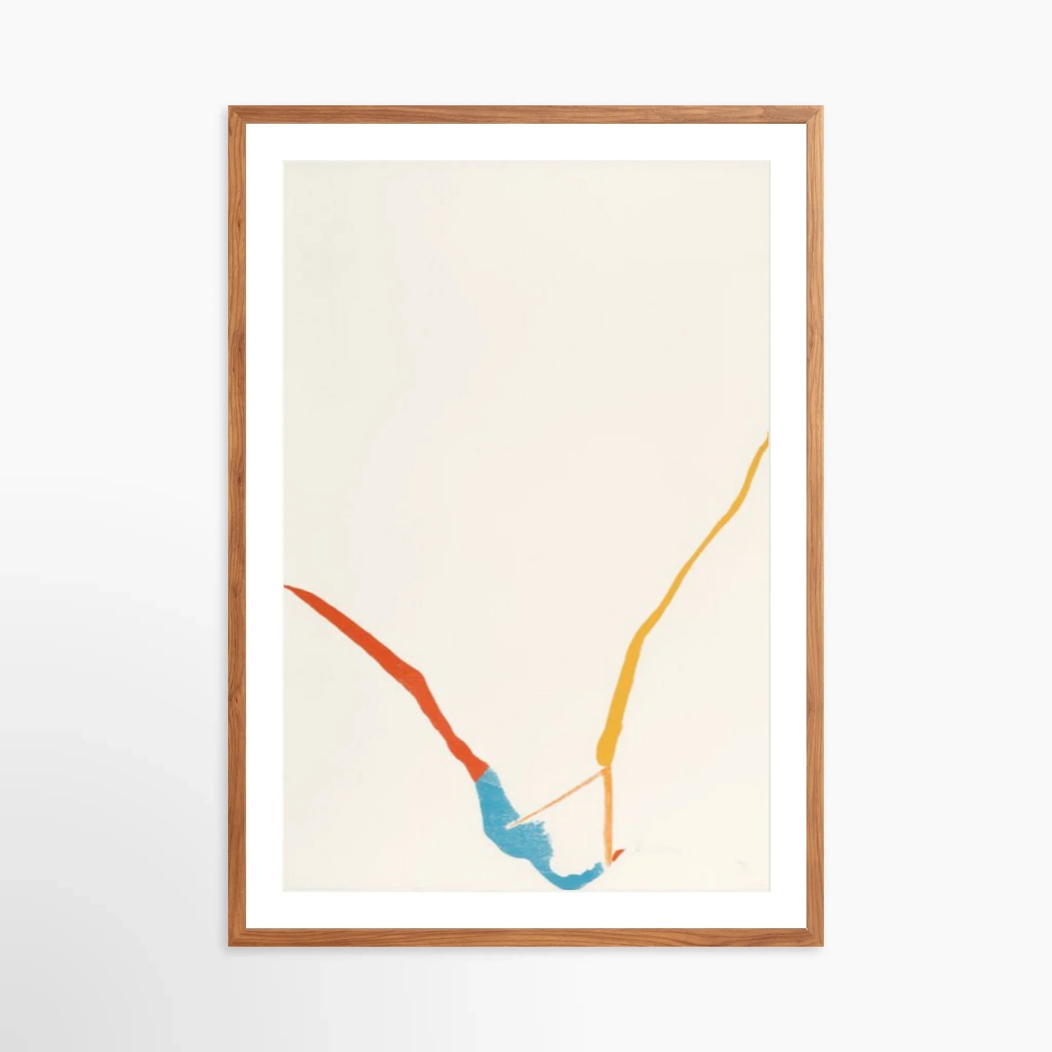 What Red Lines Can Do (Harrison 25), 1970 by Helen Frankenthaler