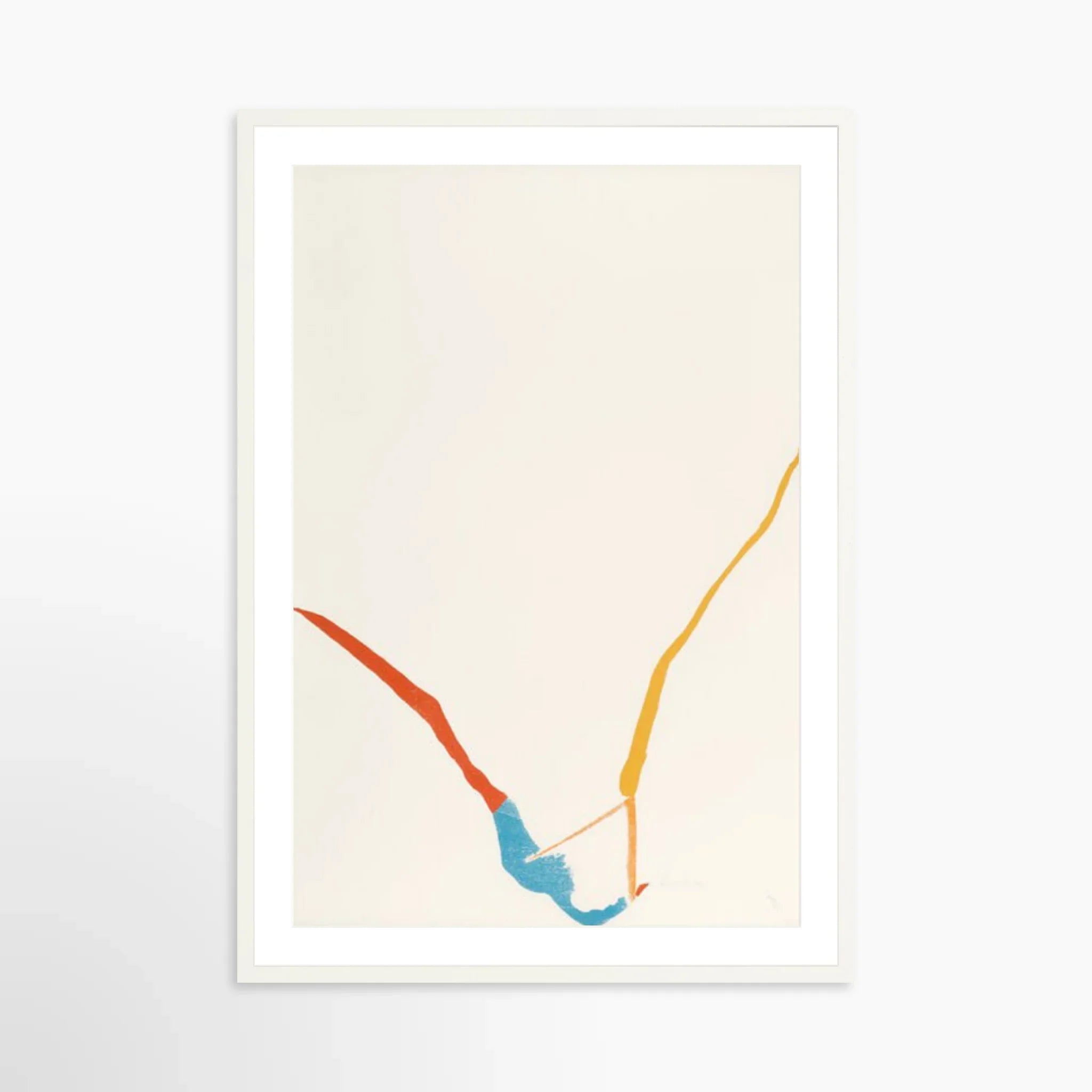 What Red Lines Can Do (Harrison 25), 1970 by Helen Frankenthaler