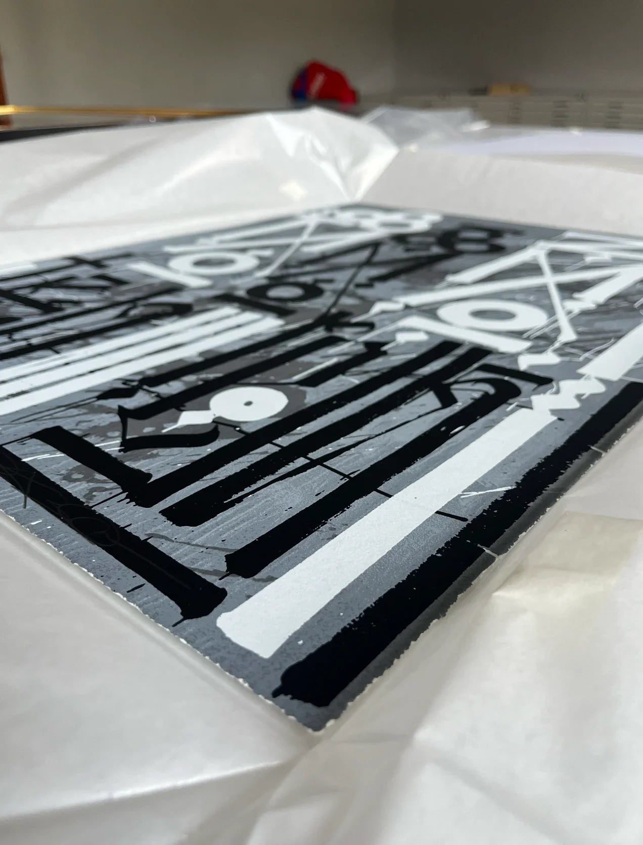 Eastern Realm (Grey), 2014 by RETNA