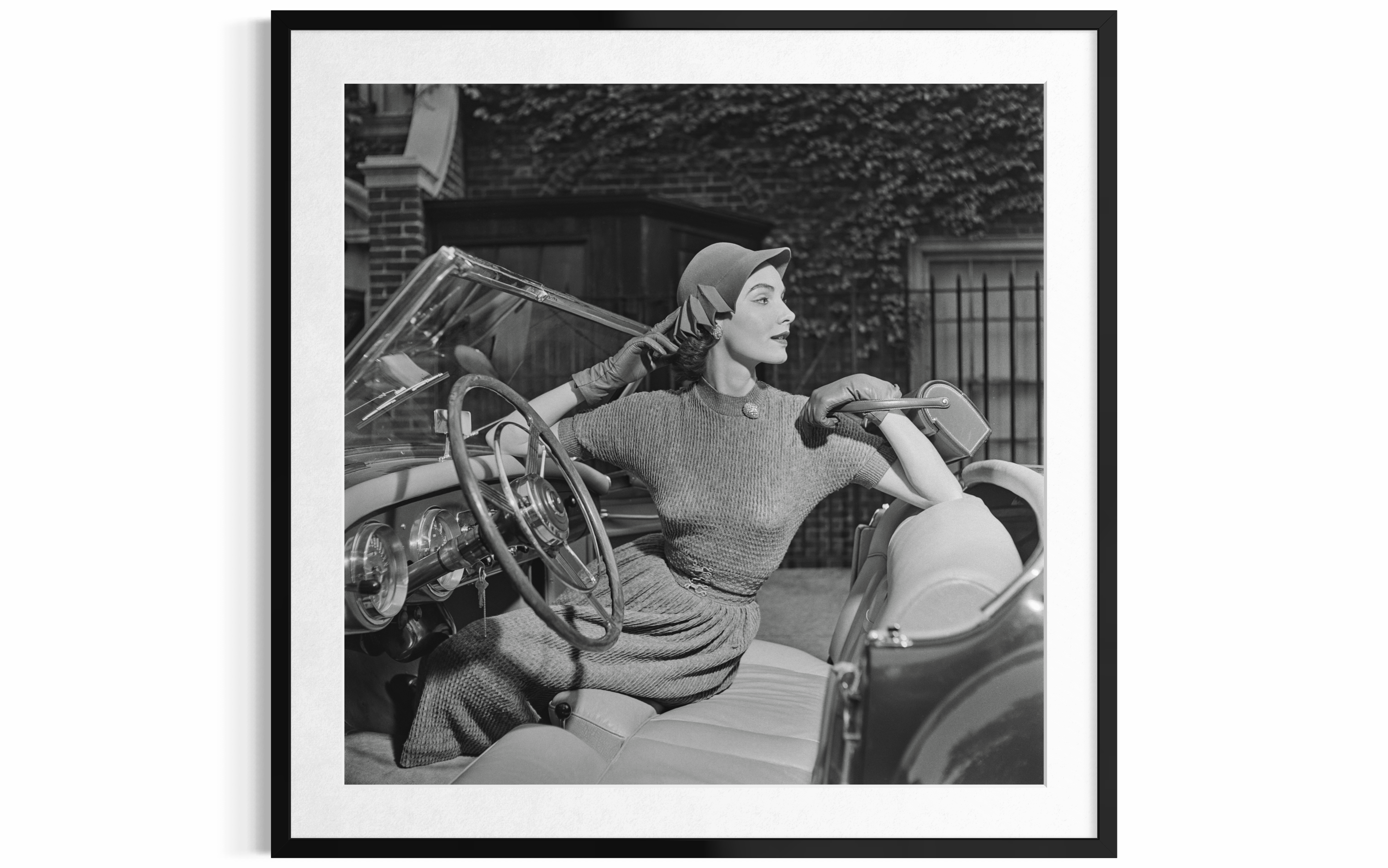 Modeling For Saks Fifth Avenue, 1955 by Slim Aarons