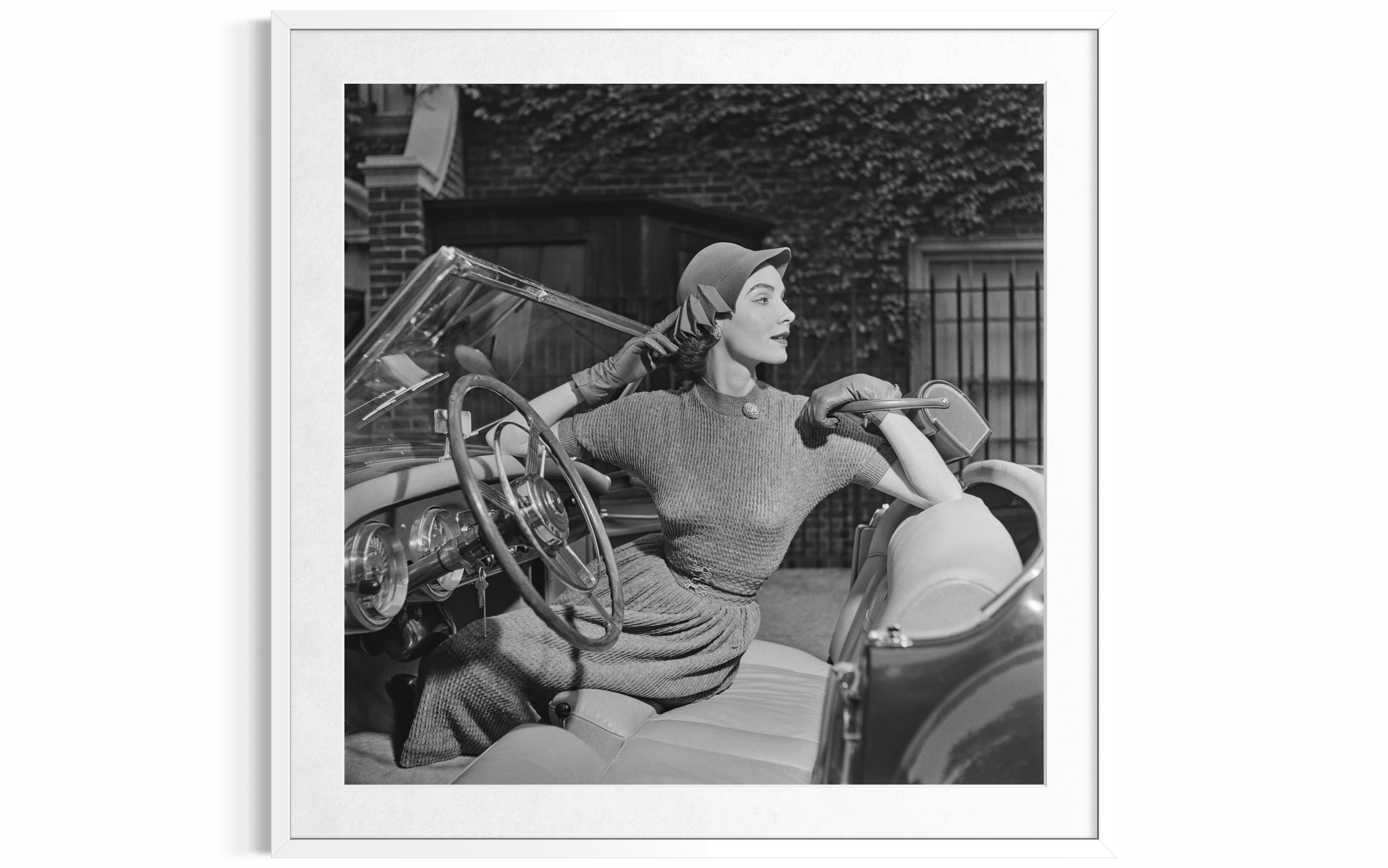 Modeling For Saks Fifth Avenue, 1955 by Slim Aarons