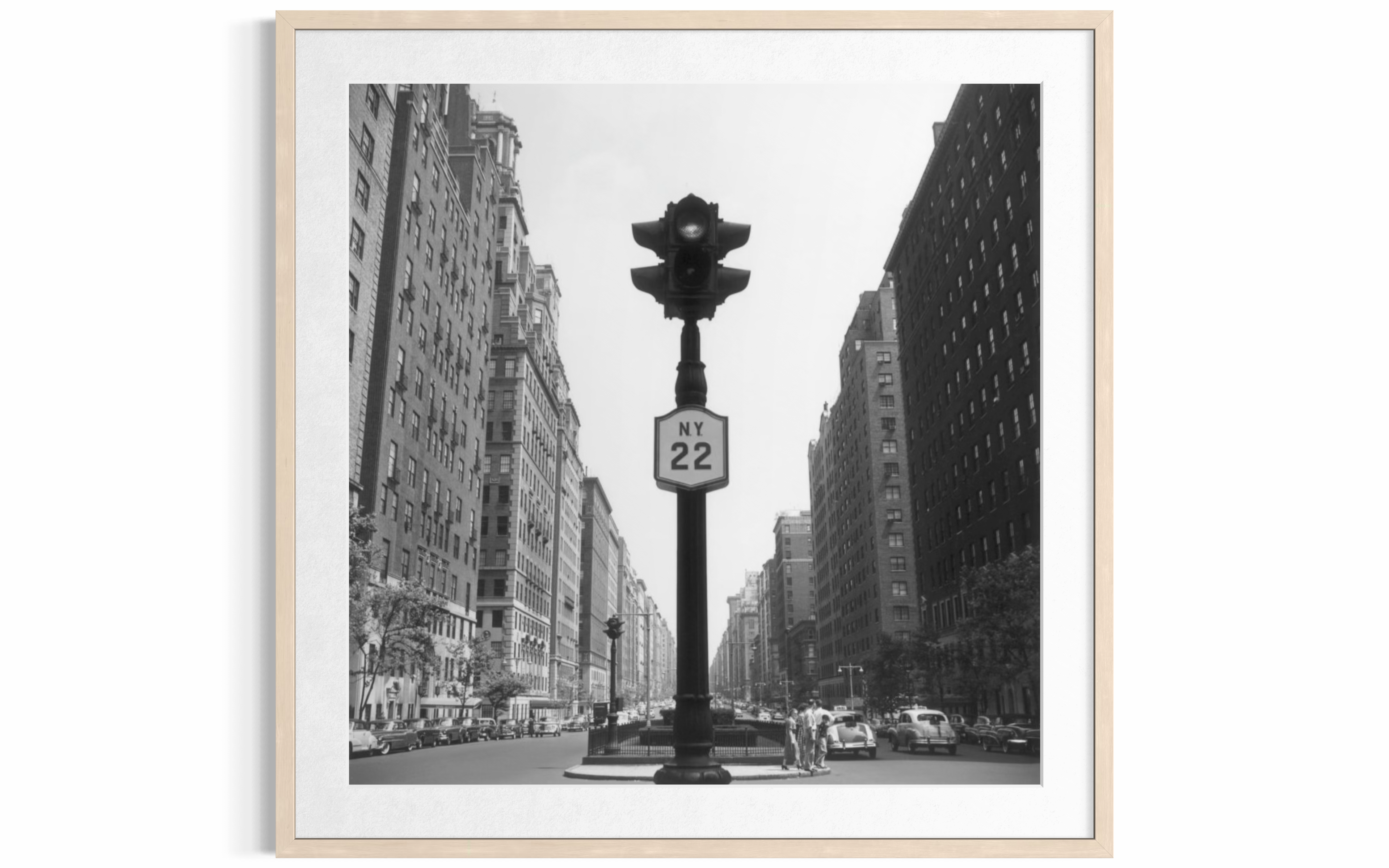 NY Lights (New York City), 1953 by Slim Aarons