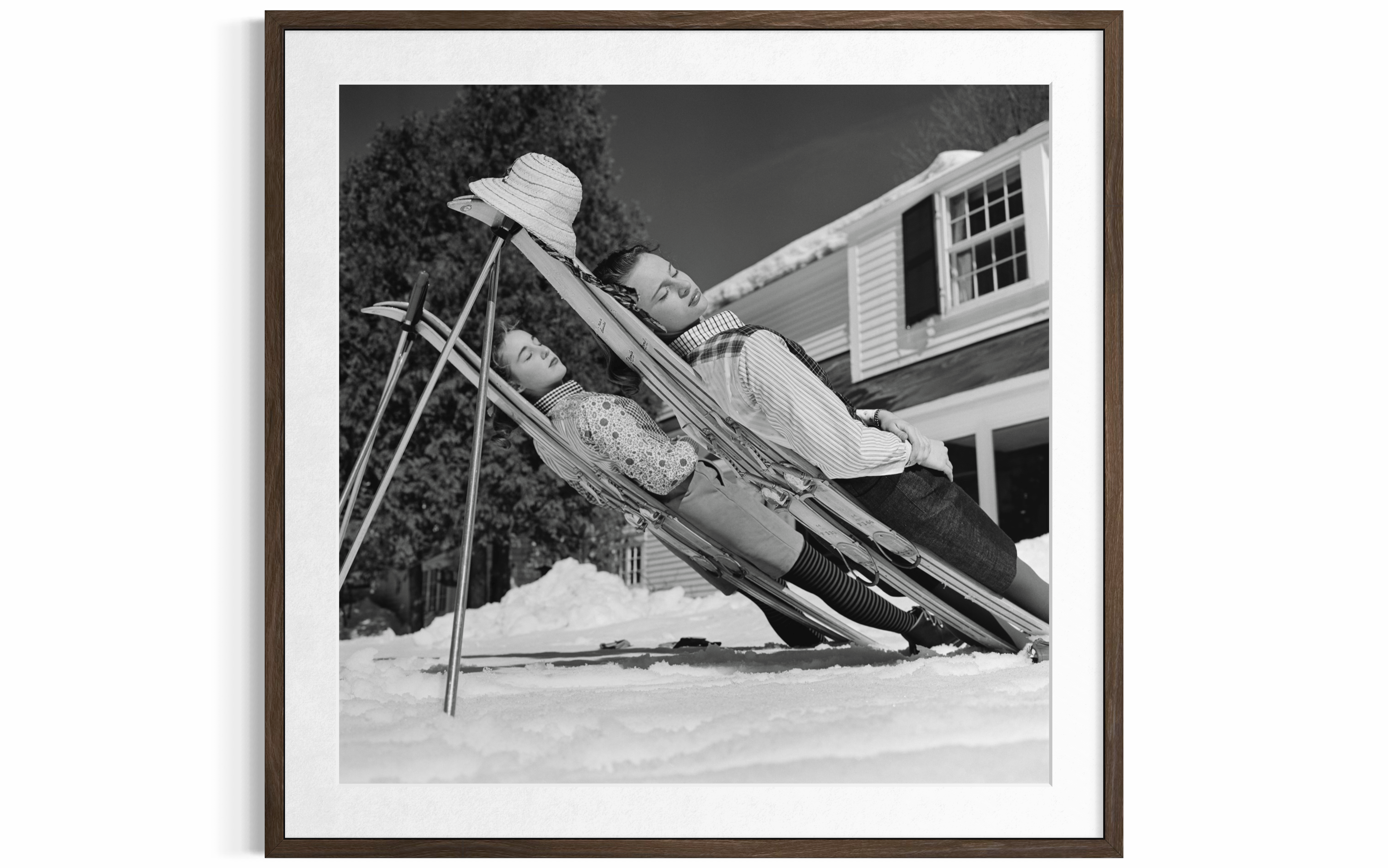 New England Skiing, 1955 by Slim Aarons