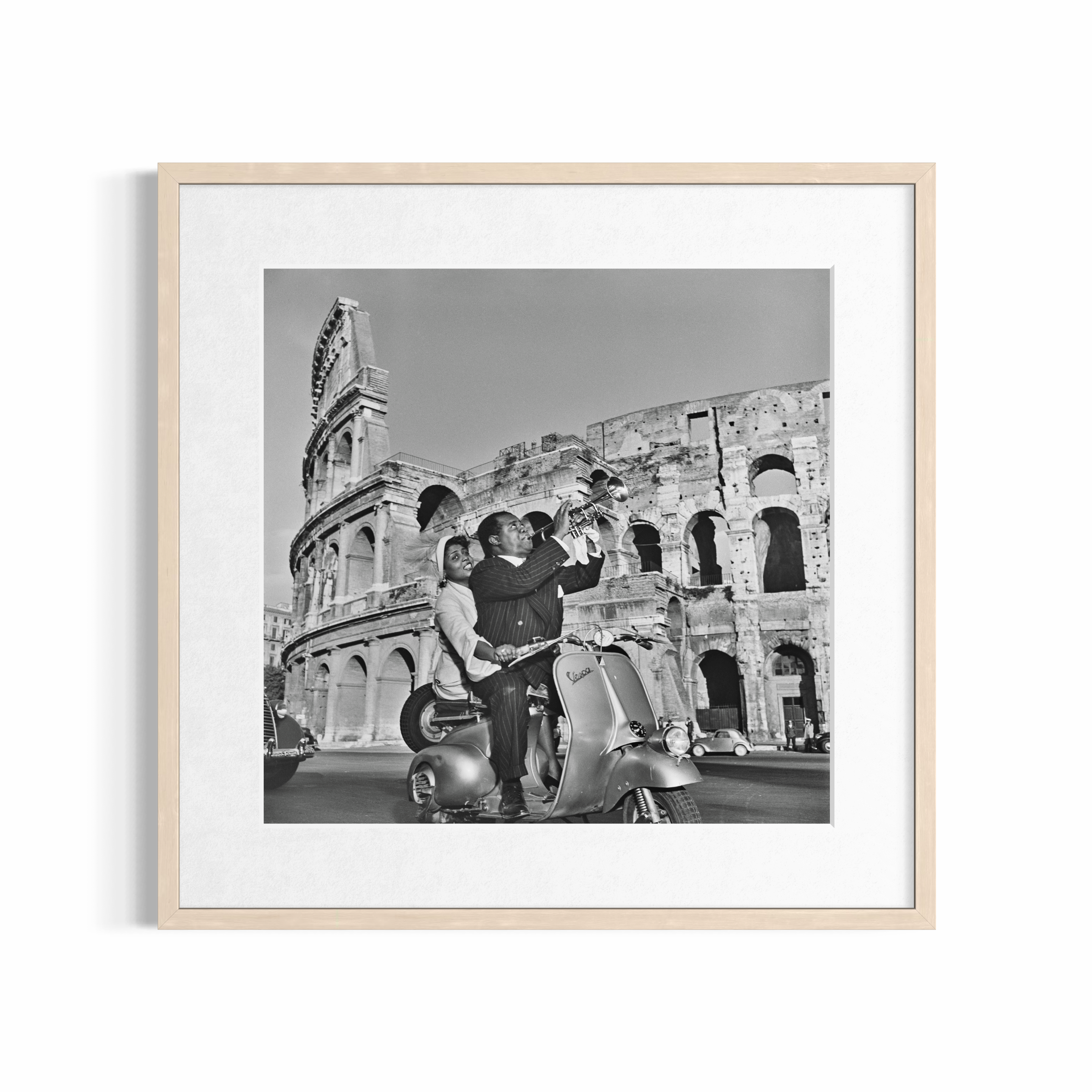 Louis Armstrong (Dixieland In Rome), 1948 by Slim Aarons