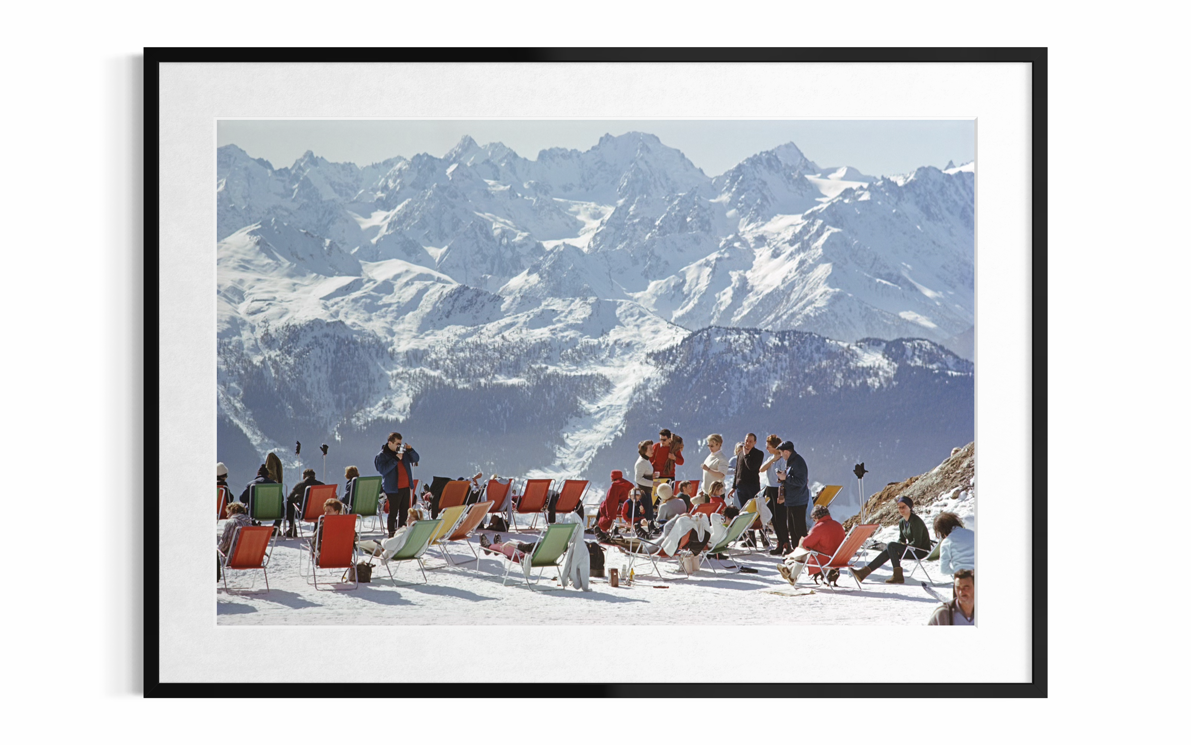 Lounging In Verbier (Swiss Alps), 1964 by Slim Aarons